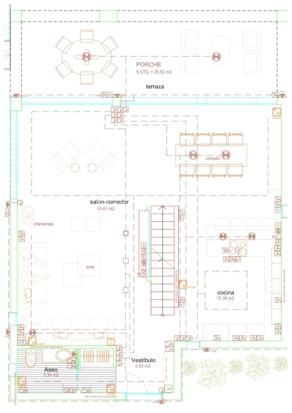 Front line beach villa with 5 bedrooms for sale in El Campello — Floor Plan 3