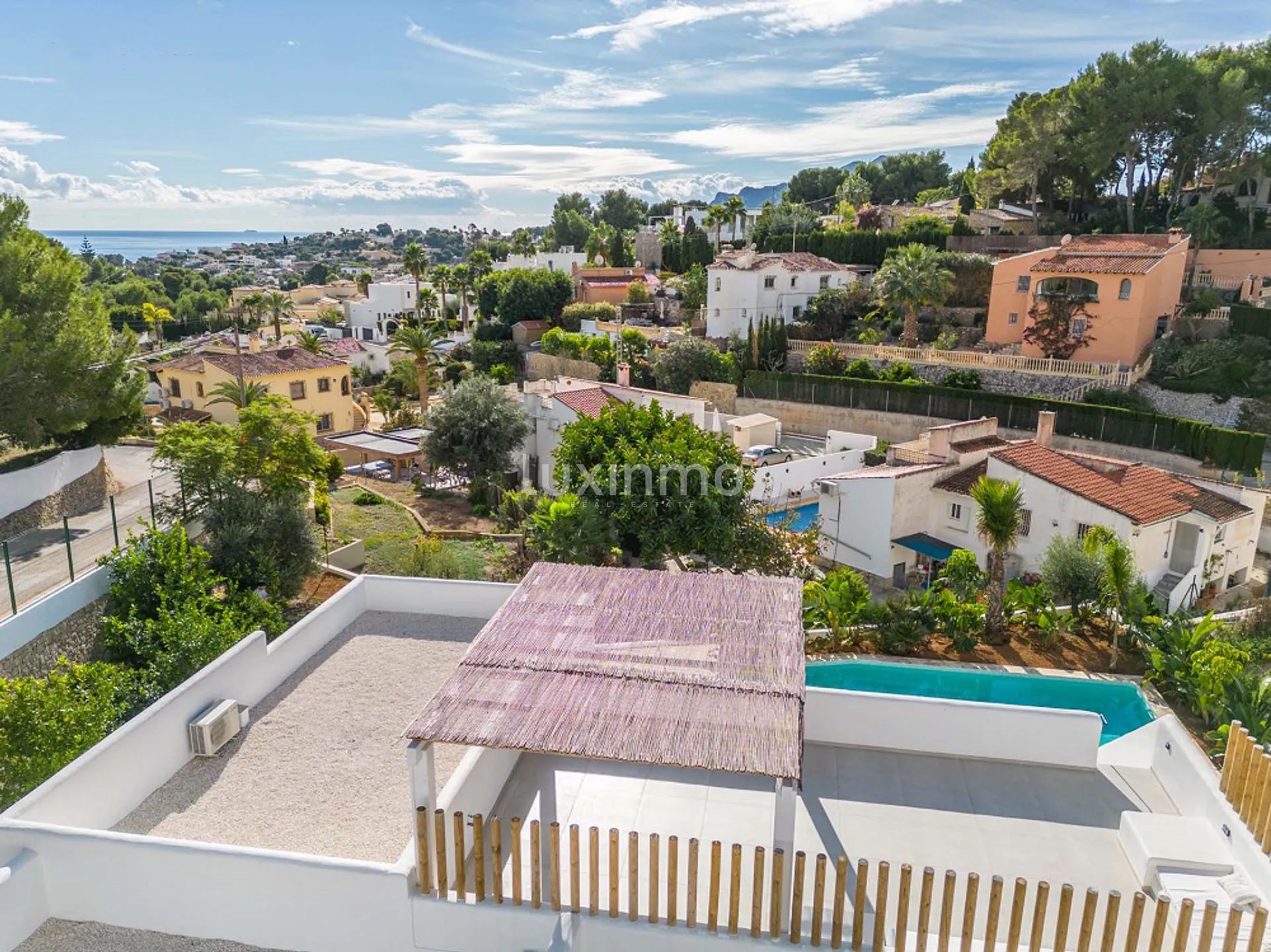 Maison neuve de style ibiza avec vue sur la mer à La Fustera, Benissa — photo 52