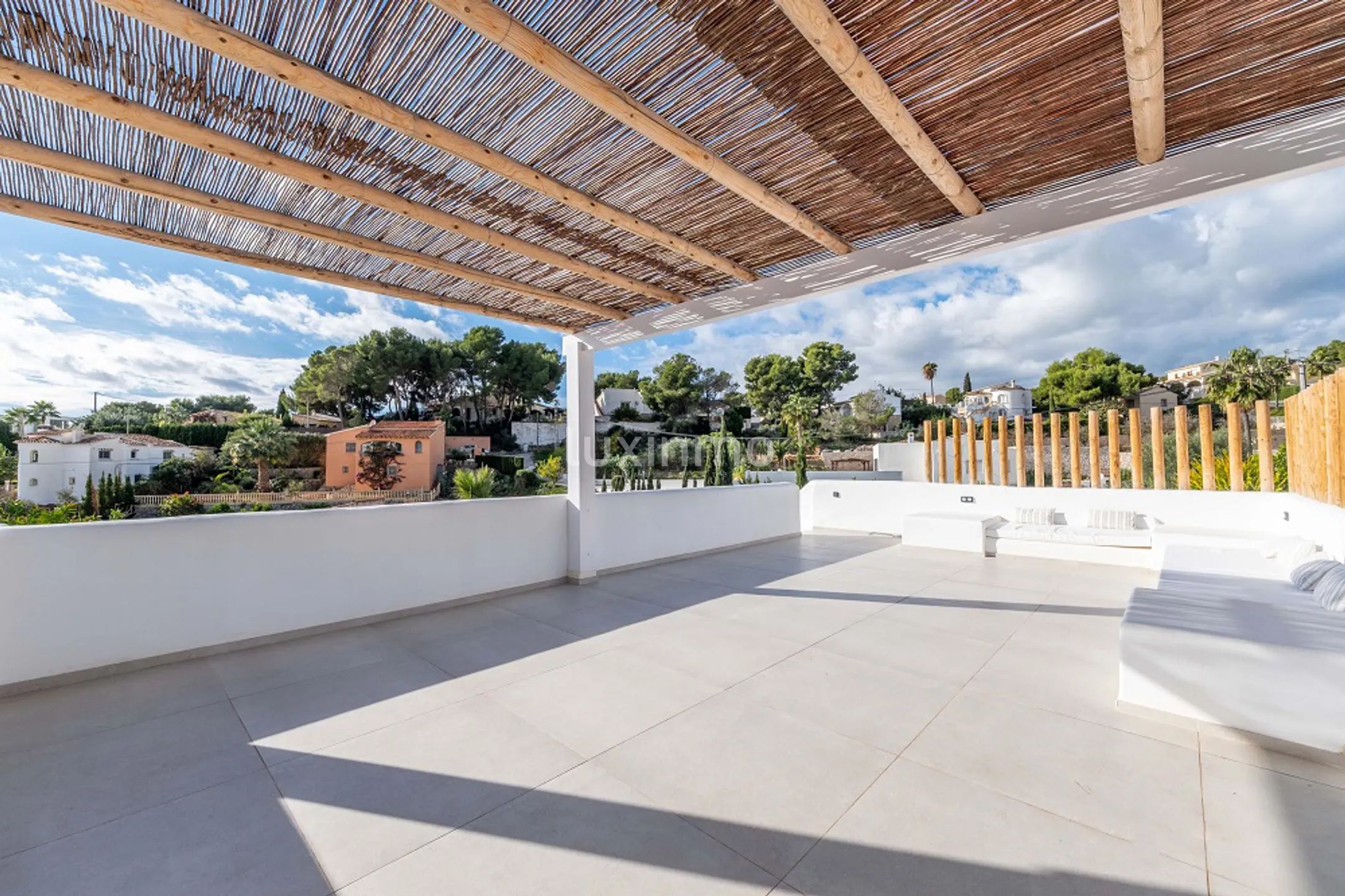 Maison neuve de style ibiza avec vue sur la mer à La Fustera, Benissa — photo 50