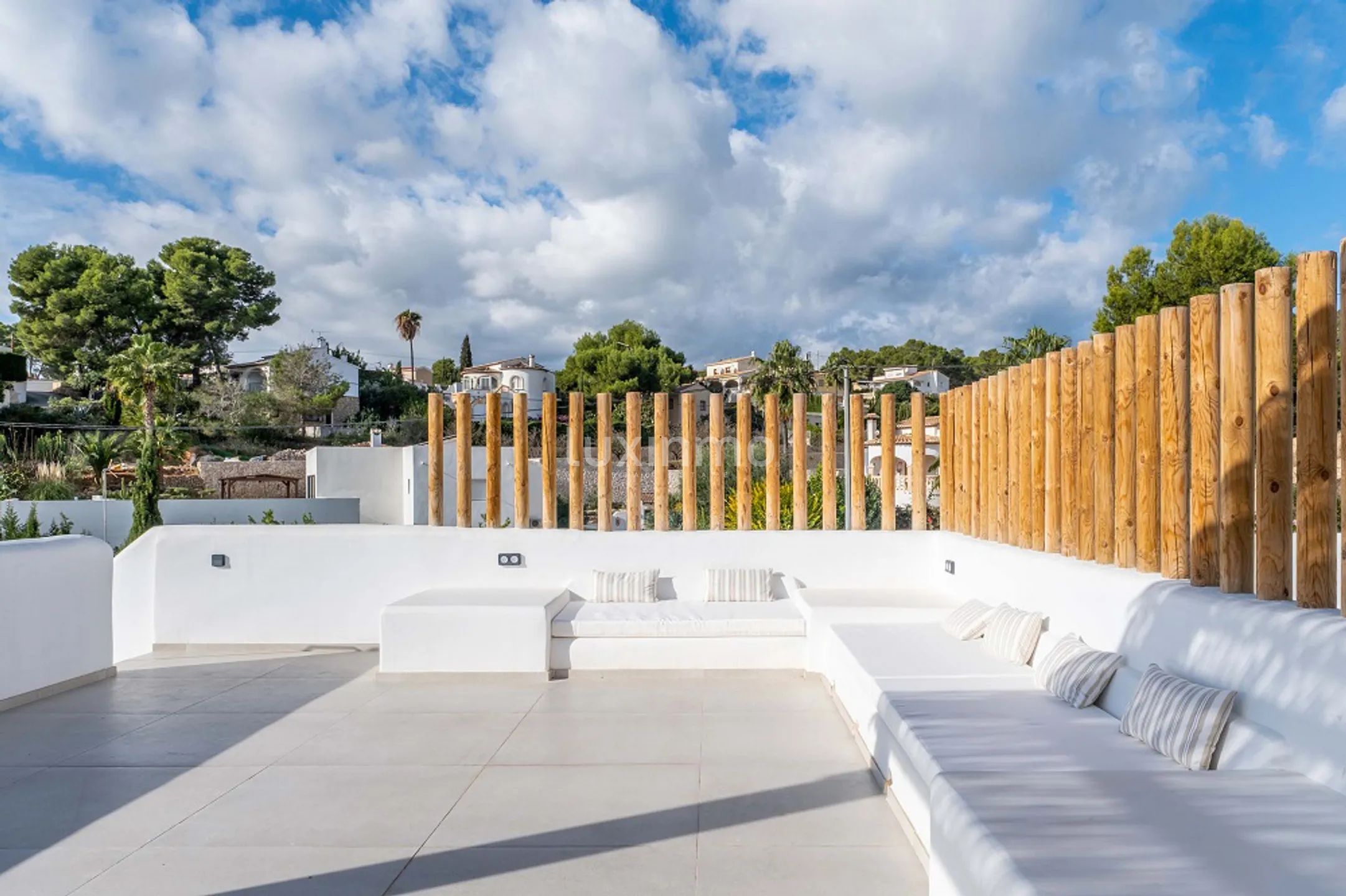 Maison neuve de style ibiza avec vue sur la mer à La Fustera, Benissa — photo 51