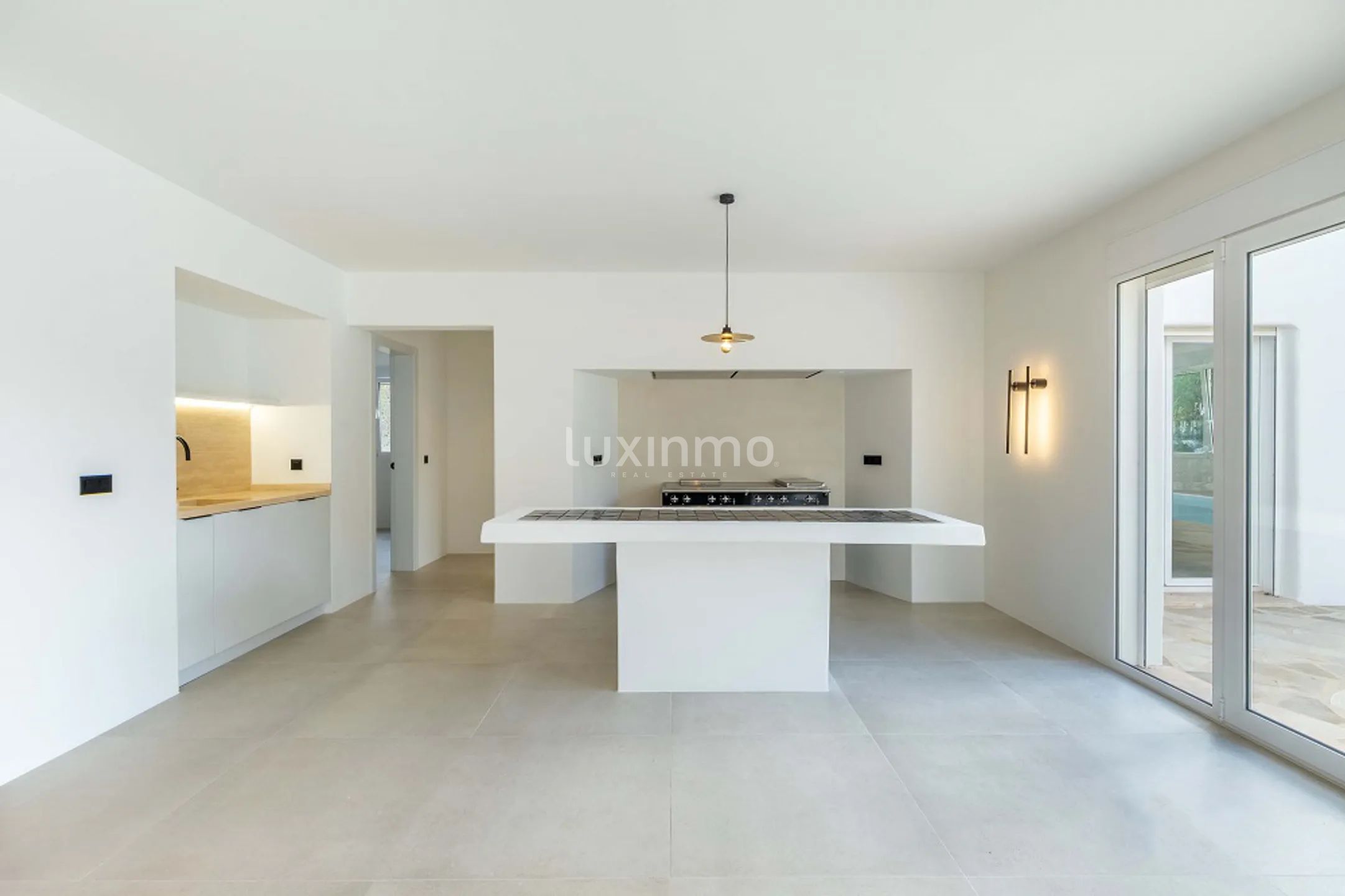 Maison neuve de style ibiza avec vue sur la mer à La Fustera, Benissa — photo 11