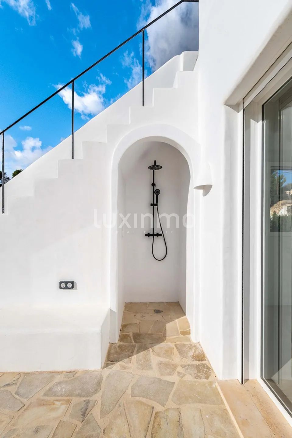 Maison neuve de style ibiza avec vue sur la mer à La Fustera, Benissa — photo 43