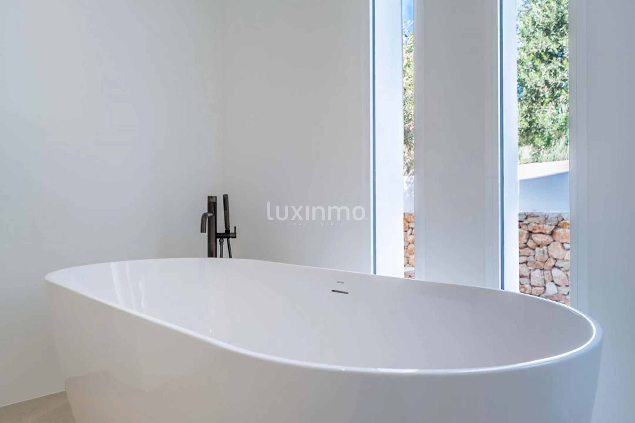 Maison neuve de style ibiza avec vue sur la mer à La Fustera, Benissa — photo 32