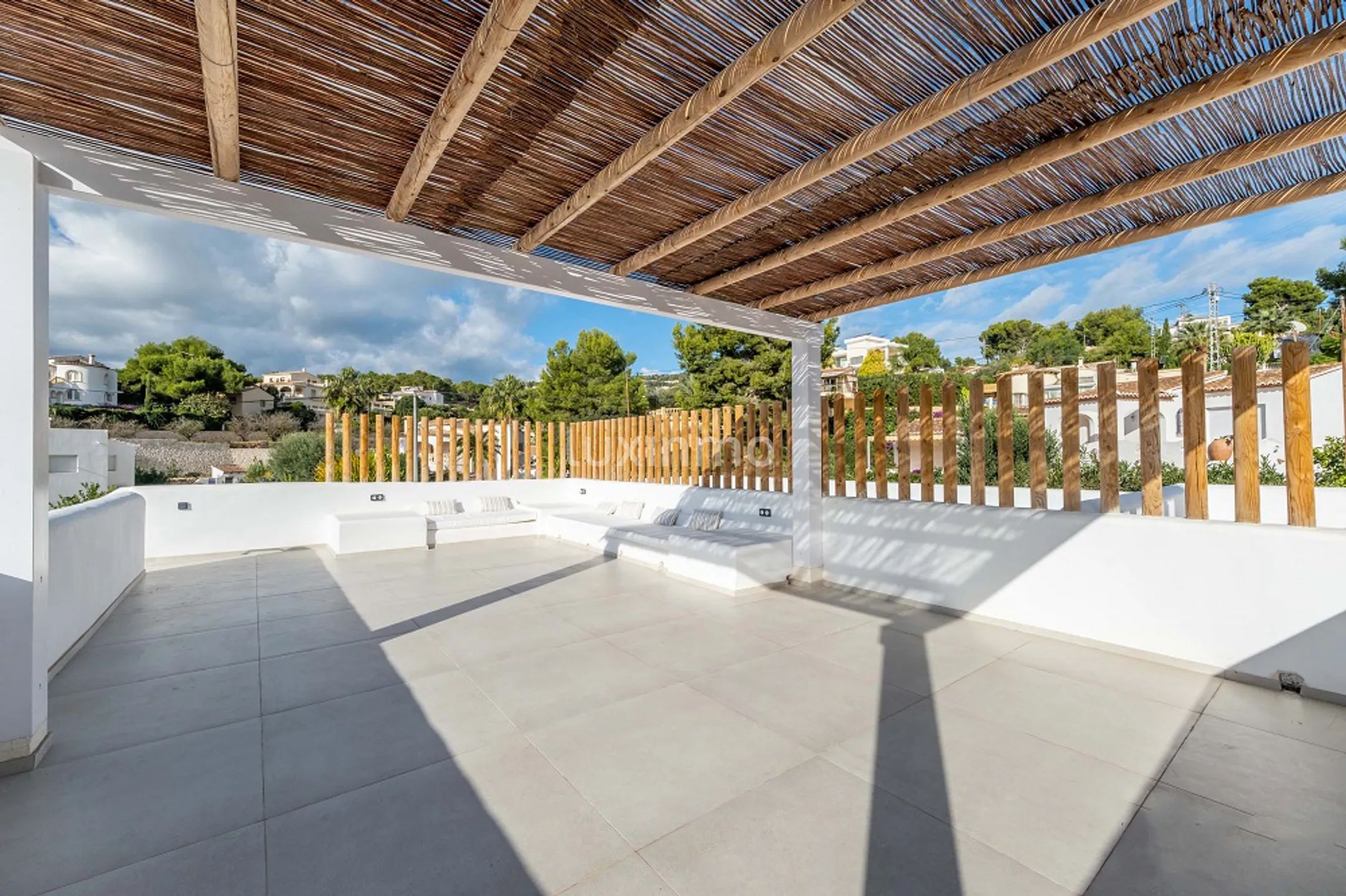 Maison neuve de style ibiza avec vue sur la mer à La Fustera, Benissa — photo 49