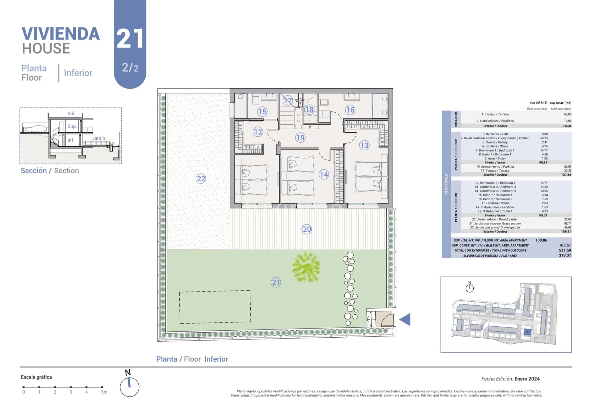 Modern Villa in Coloma — Floor Plan 1