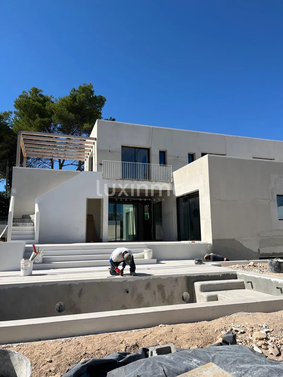Nouvelle maison moderne jumelée avec piscine privée près de la plage à Port des Torrent, Ibiza — photo 15