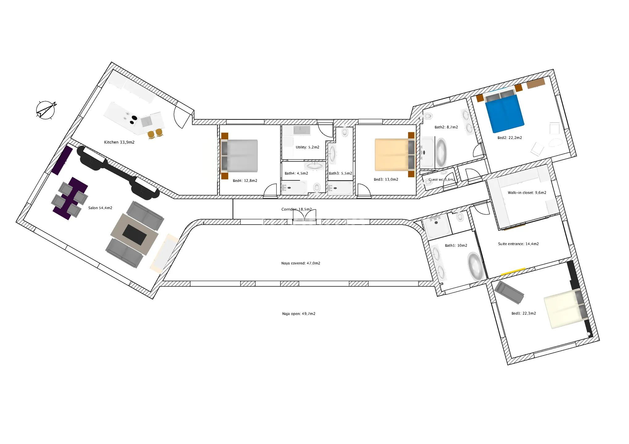 Вилла с полным уединением и панорамным видом в Бениссе — photo 43