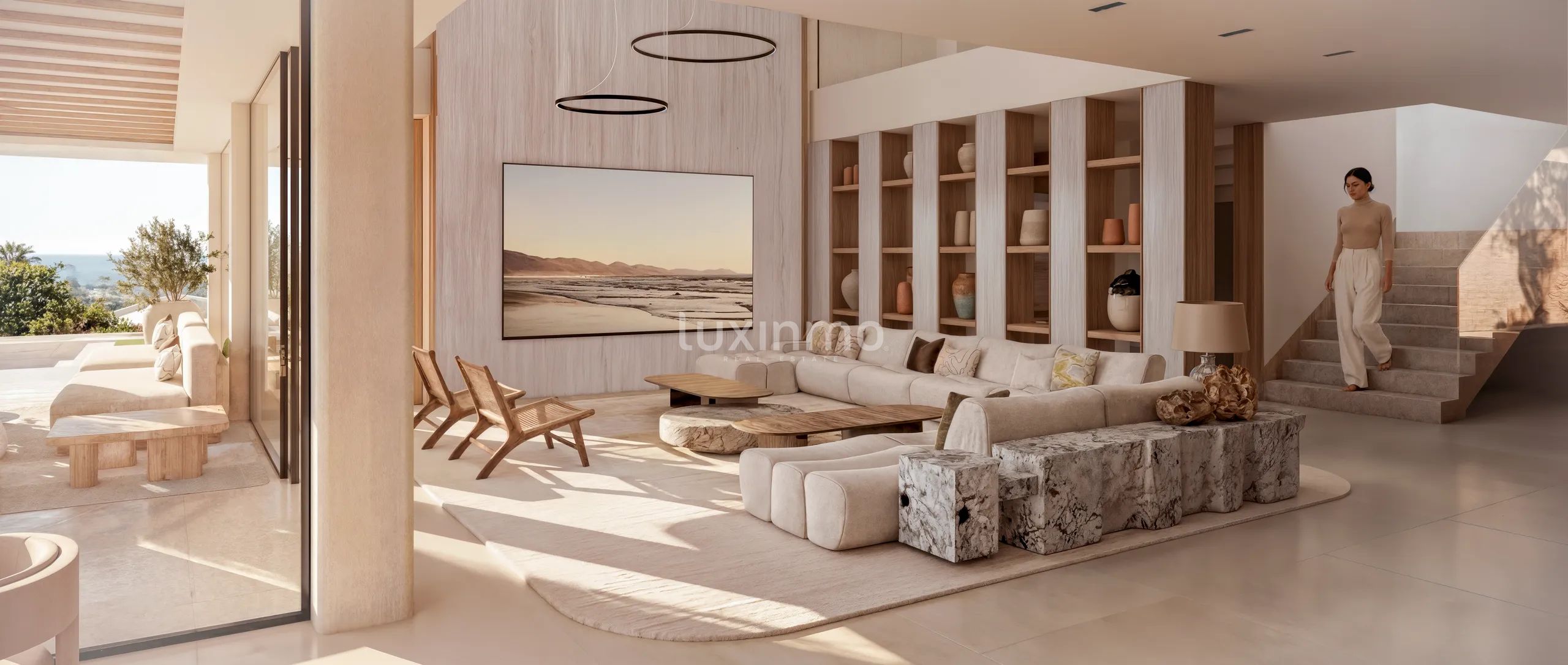 Lujosa villa con vistas al mar y a la puesta de sol en Cala Salada, Ibiza — photo 4
