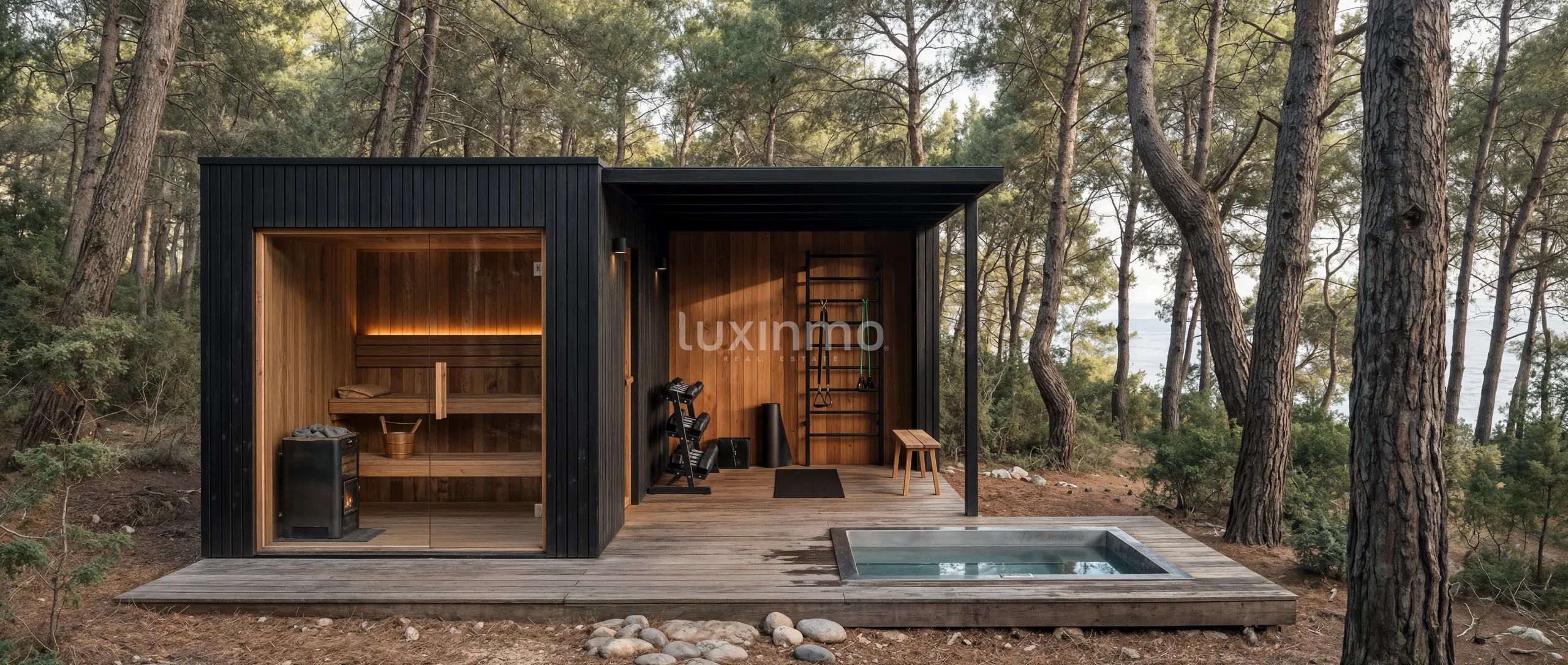 Luxurious villa with sea & sunset views in Cala Salada, Ibiza — photo 16