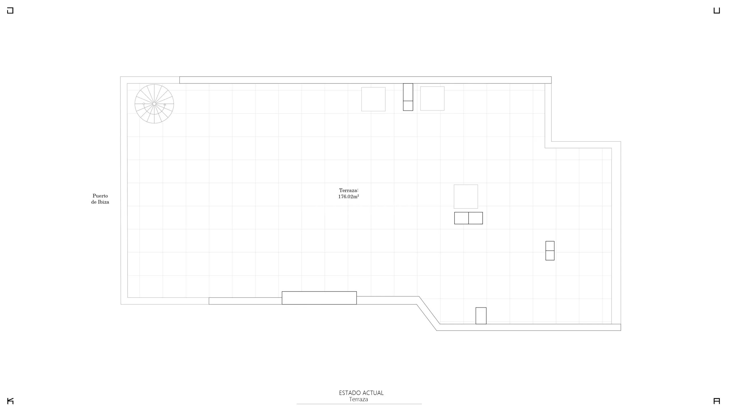 Stunning Penthouse in Marina Botafoc-Talamanca with Renovation Project — Floor Plan 1