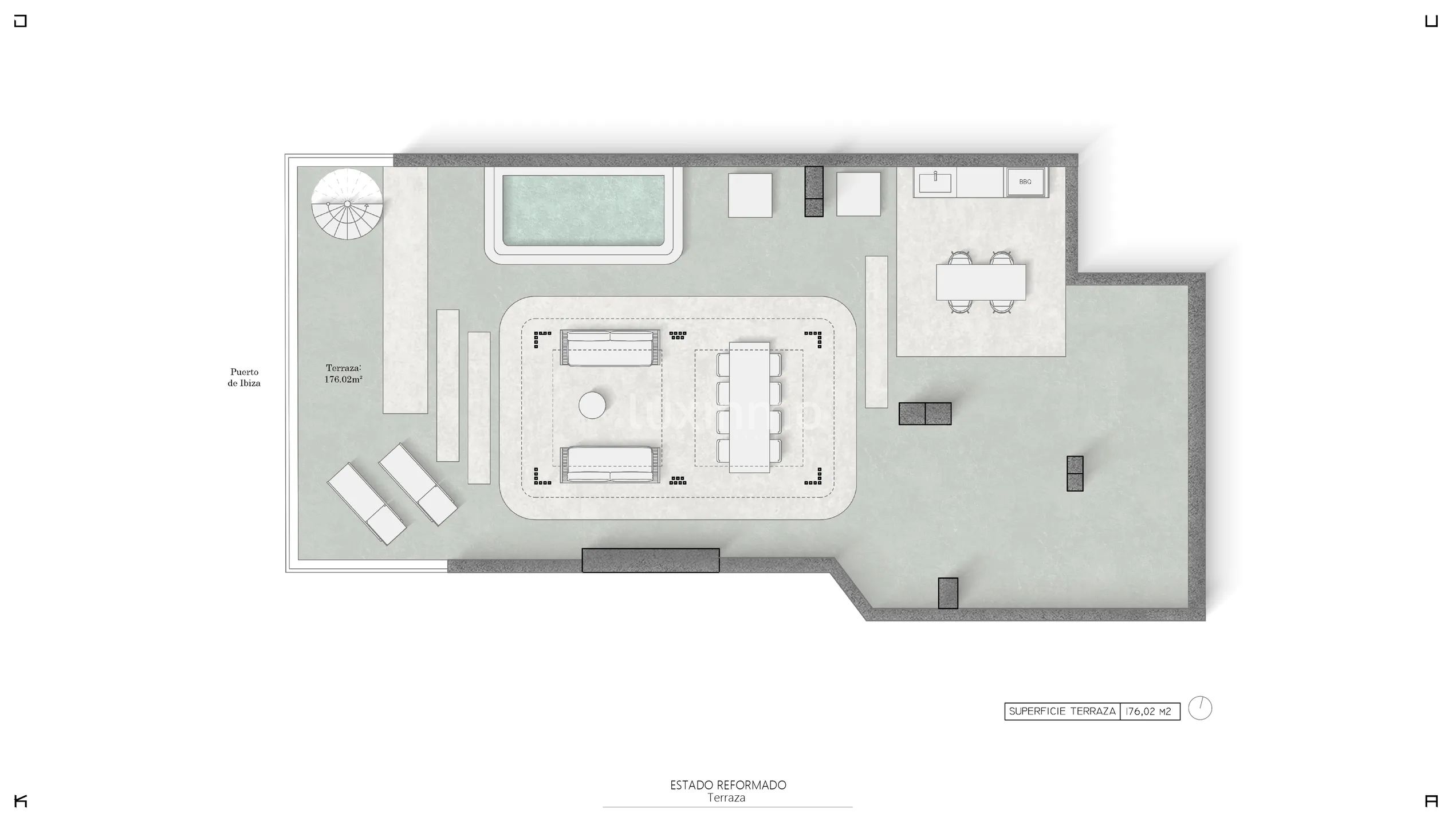 Stunning Penthouse in Marina Botafoc-Talamanca with Renovation Project — Floor Plan 3
