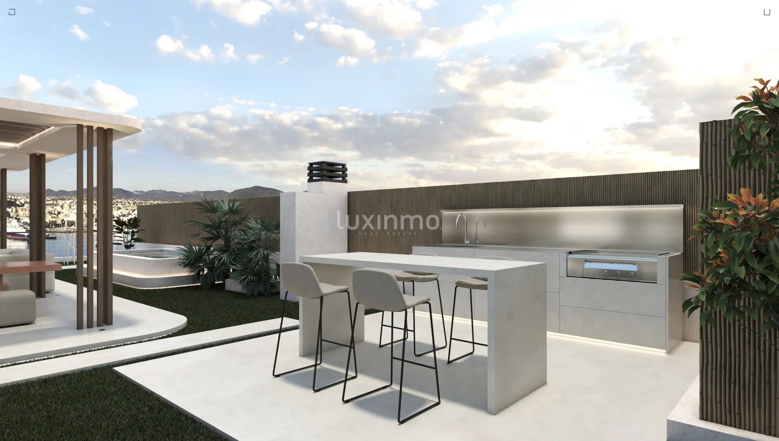 Oszałamiający penthouse w Marina Botafoc-Talamanca z projektem renowacji — photo 30