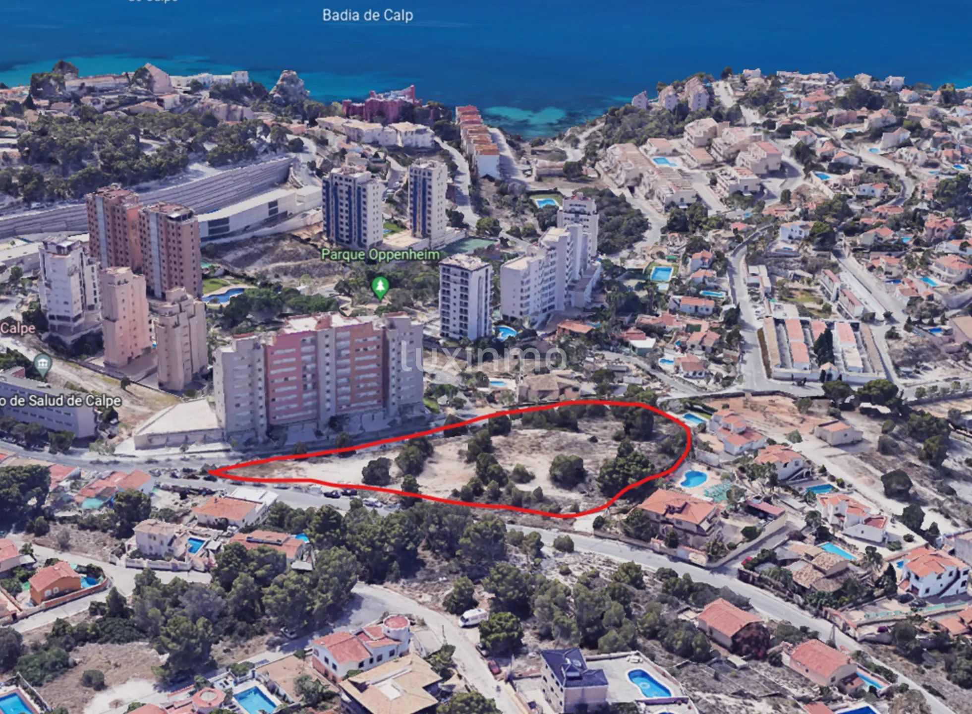 Stunning sea view buildable plot in Calpe for sale