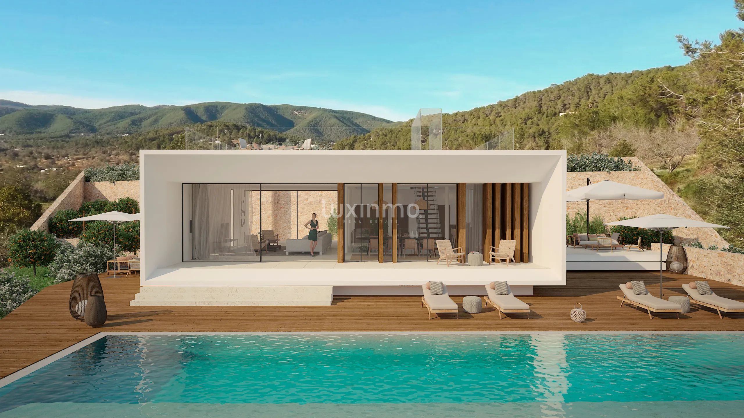Luxueuse villa avec vue imprenable à Roca Llisa, Santa Eulària — photo 5