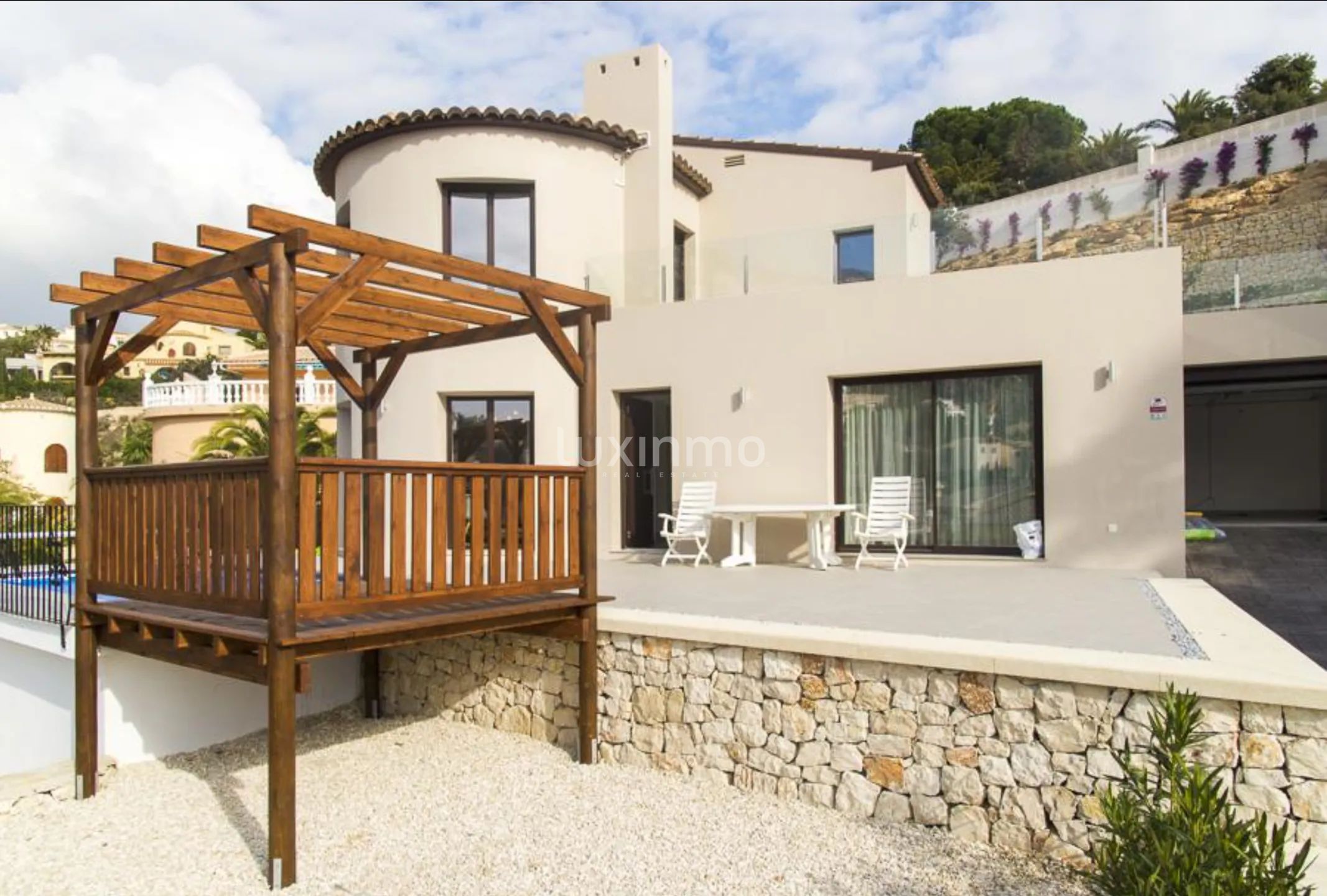 Impresionante chalet mediterráneo con vistas al mar en Benitachell — photo 4