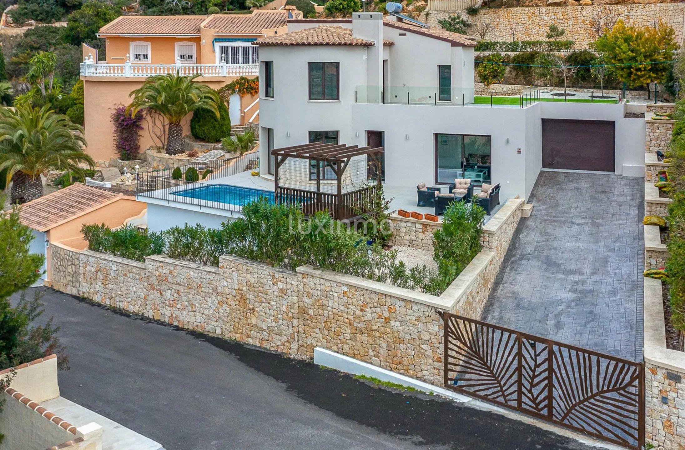 Impresionante chalet mediterráneo con vistas al mar en Benitachell — photo 1