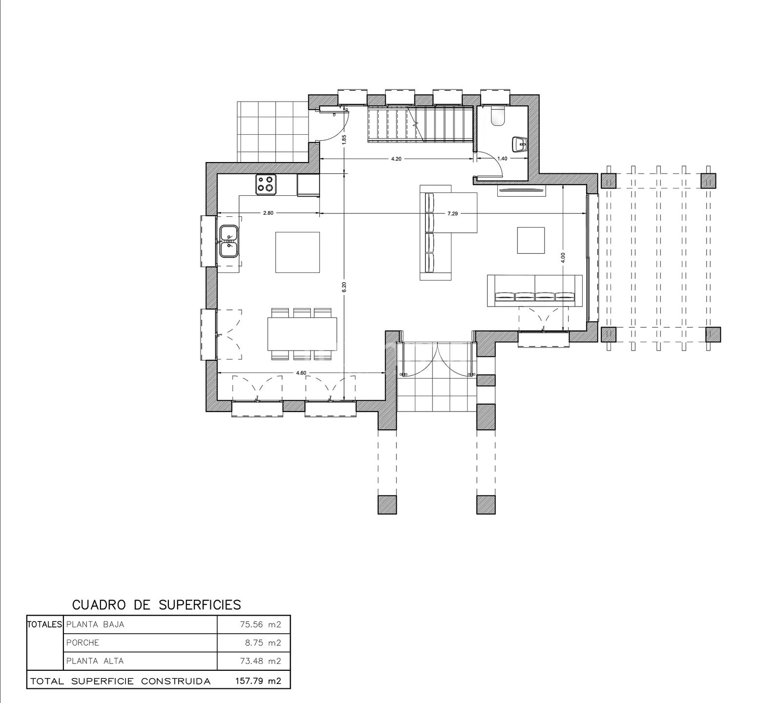 Stunning Modern Mediterranean Detached House in Pedreguer — Floor Plan 3
