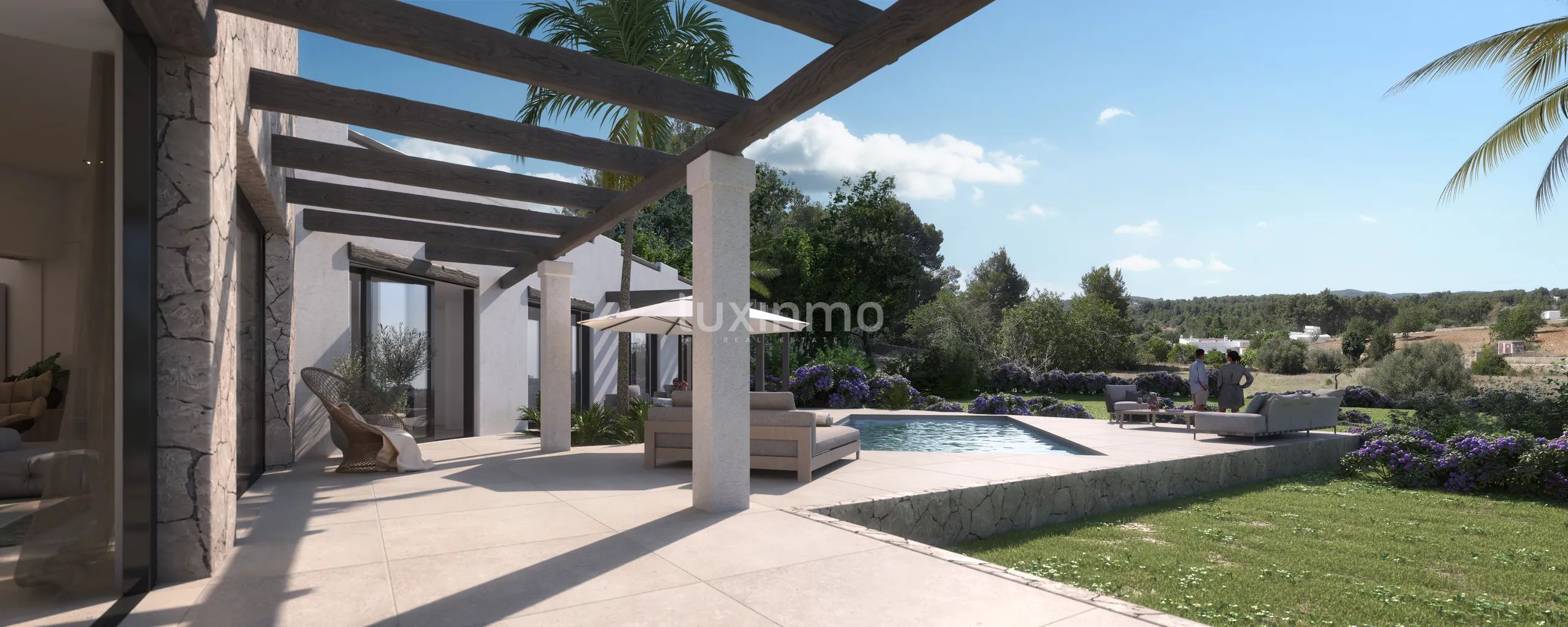 Luxurious new build vila in Santa Gertrudis with mountain views — photo 3