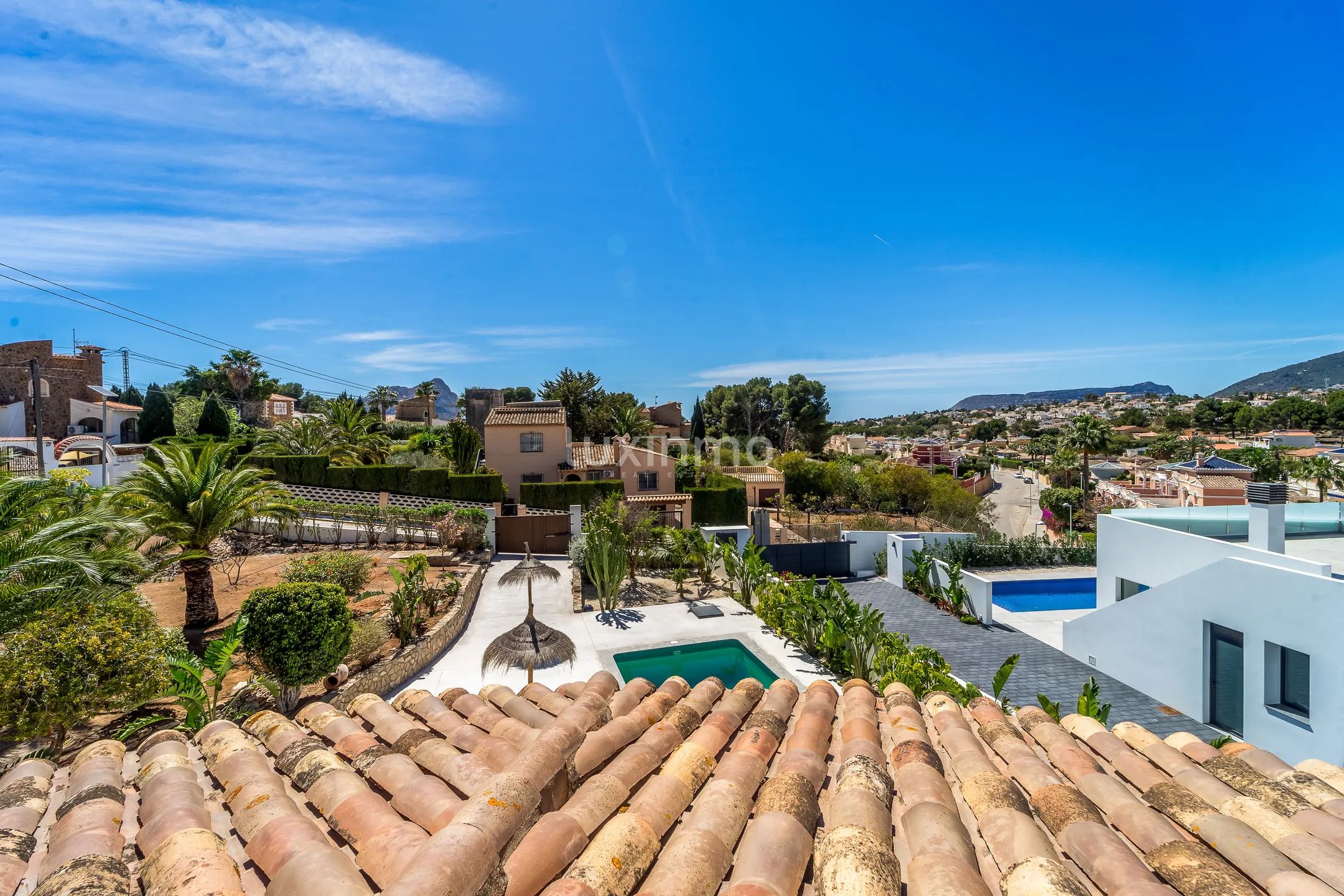 Modern Ibiza style detached house with stunning views in Calpe — photo 14