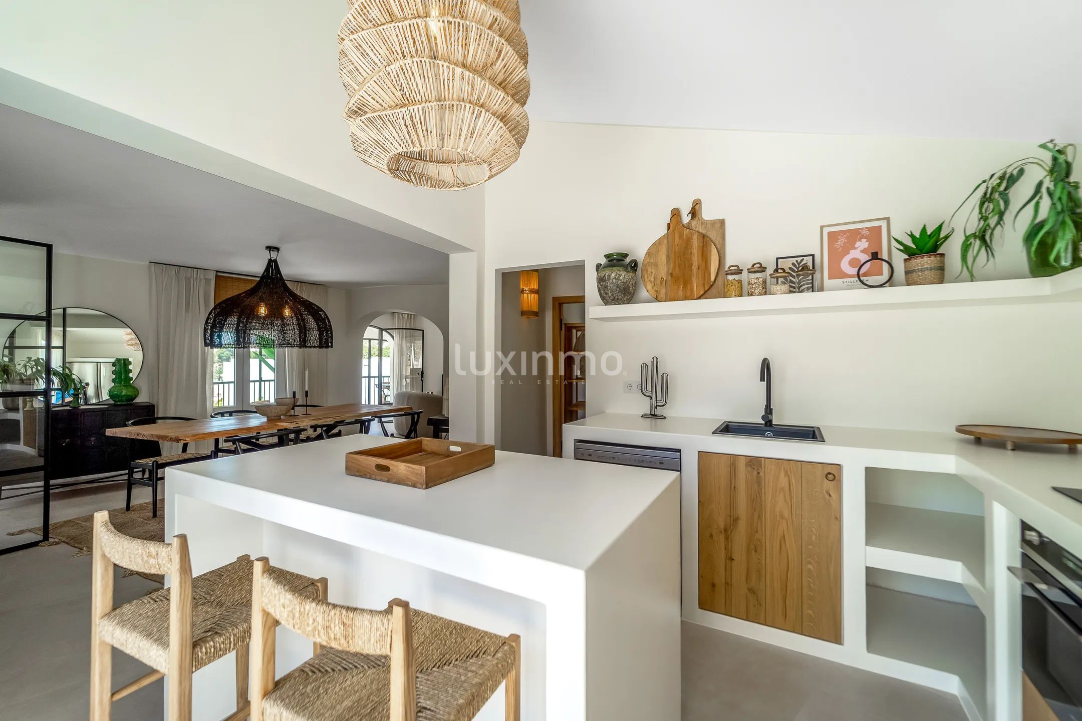 Modern Ibiza style detached house with stunning views in Calpe — photo 19