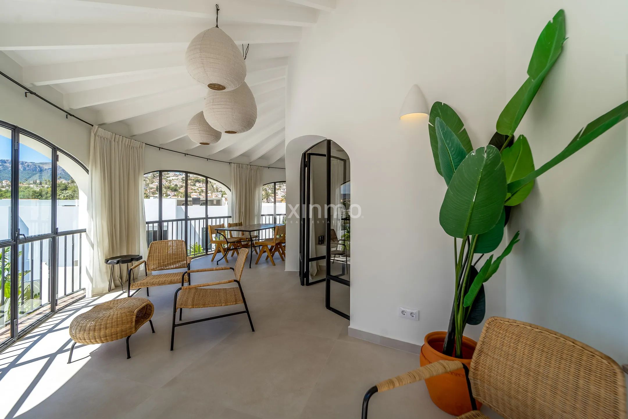 Modern Ibiza style detached house with stunning views in Calpe — photo 12