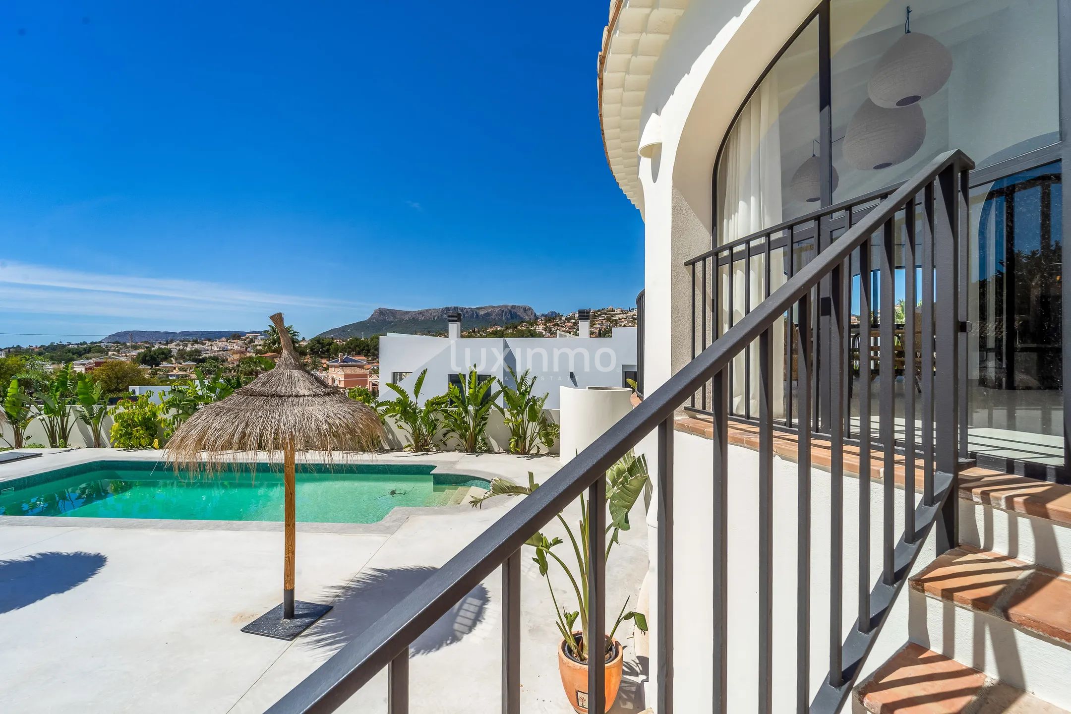 Modern Ibiza style detached house with stunning views in Calpe — photo 3