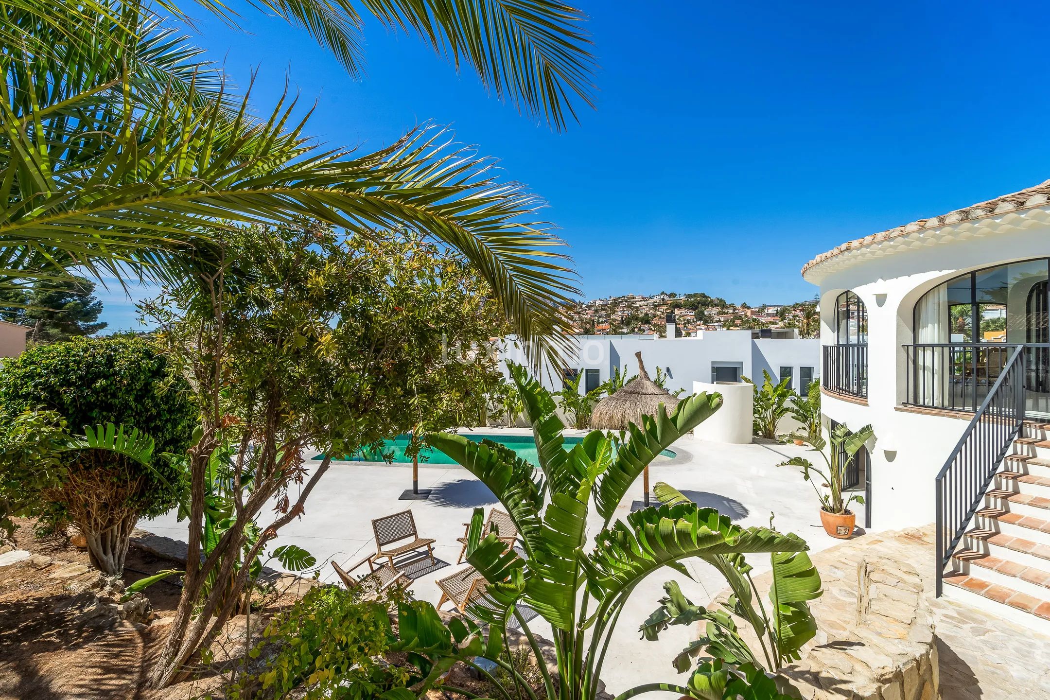 Modern Ibiza style detached house with stunning views in Calpe — photo 4