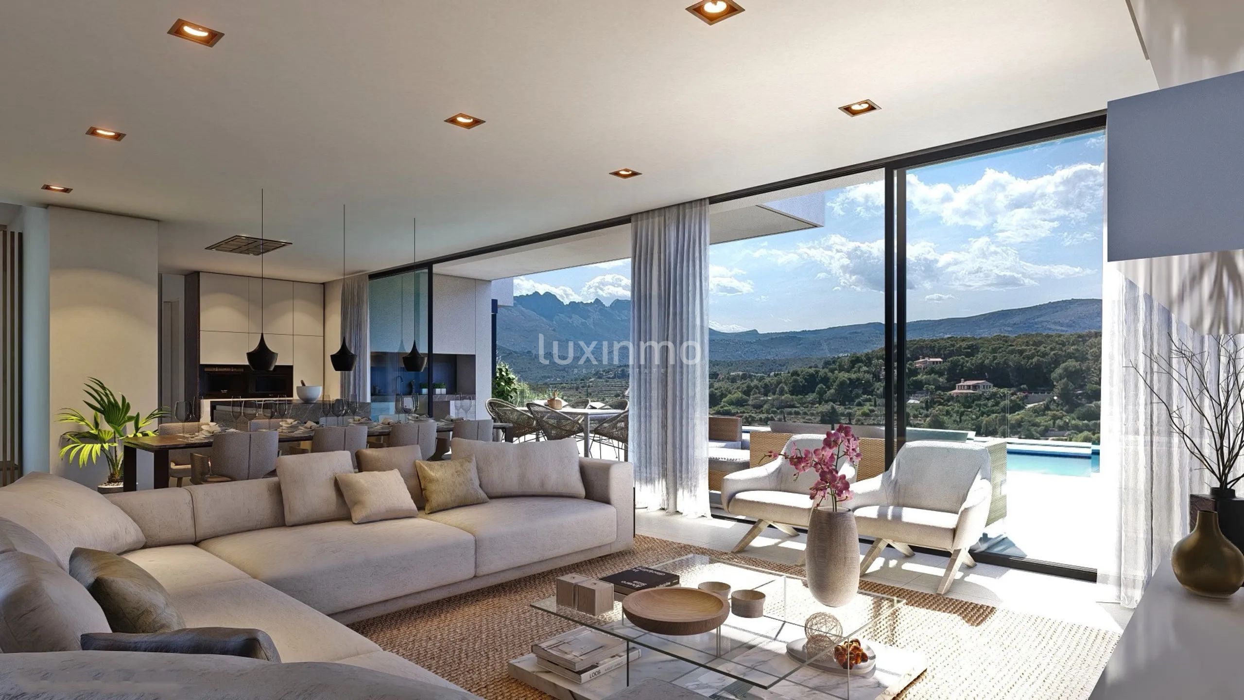 Stunning modern house with private pool & ample privacy in Calpe — photo 2