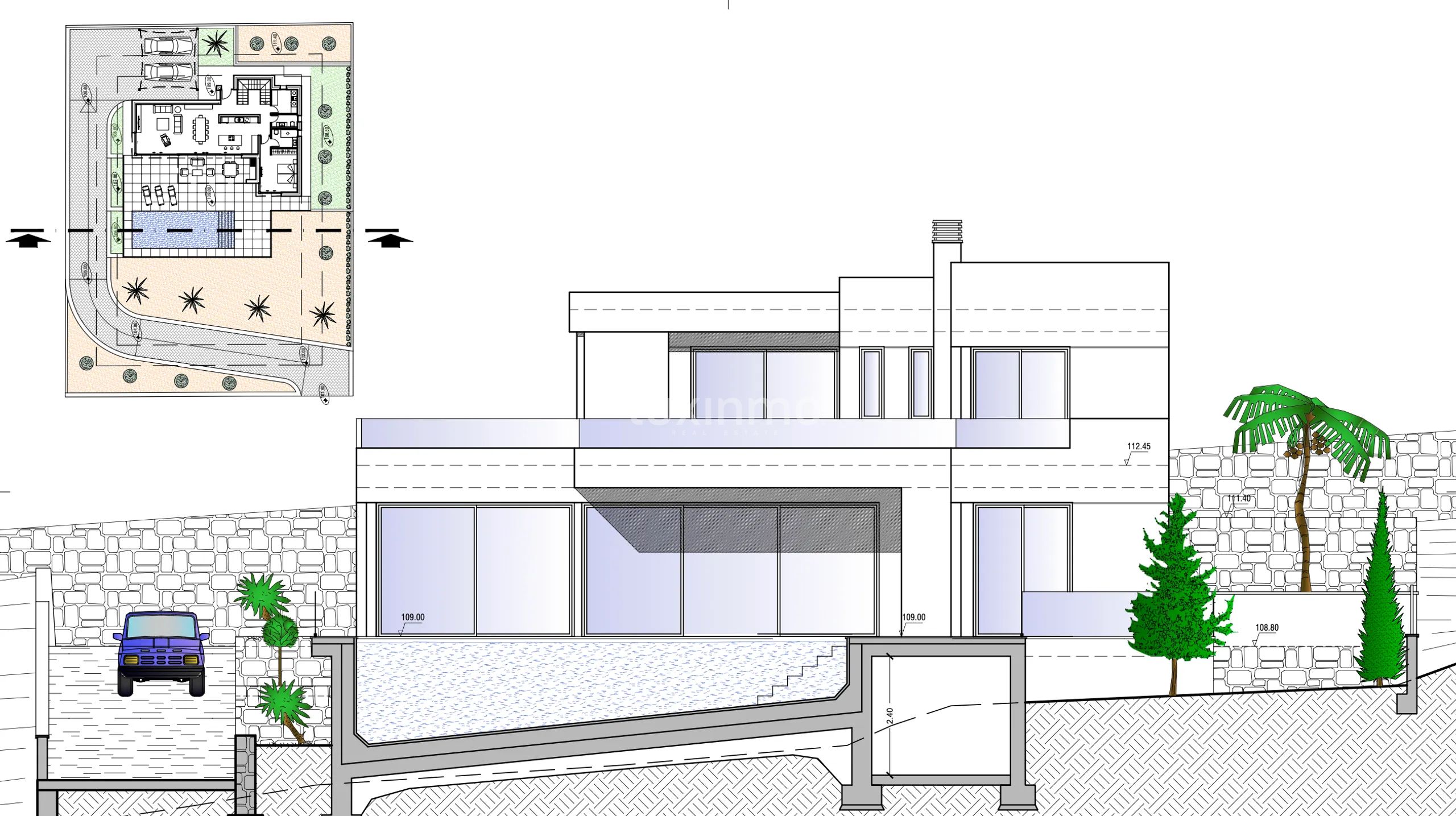 Stunning modern house with private pool & ample privacy in Calpe — Floor Plan 3