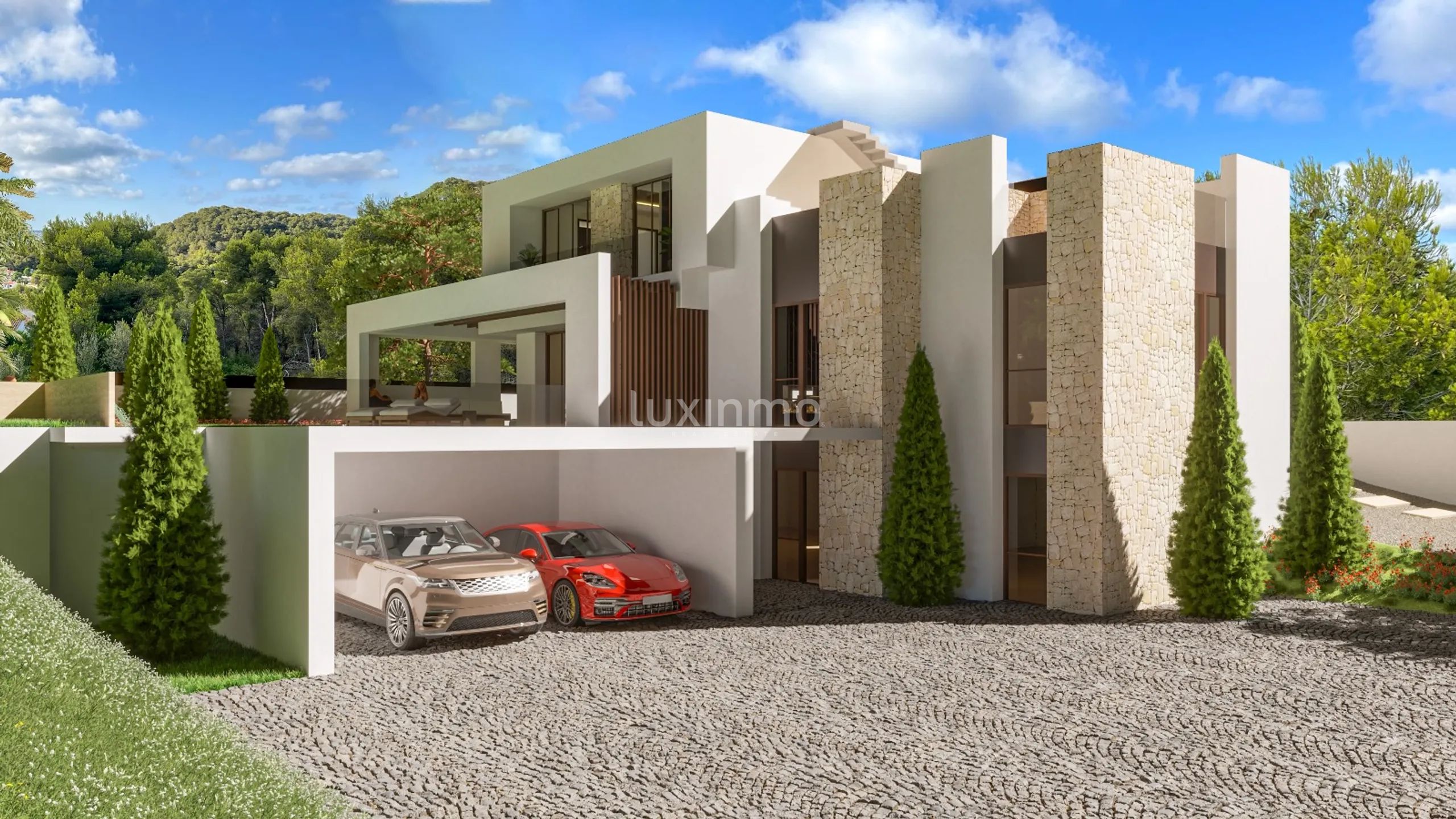 Atemberaubendes modernes Einfamilienhaus mit Meer- und Bergblick in Jávea — photo 1