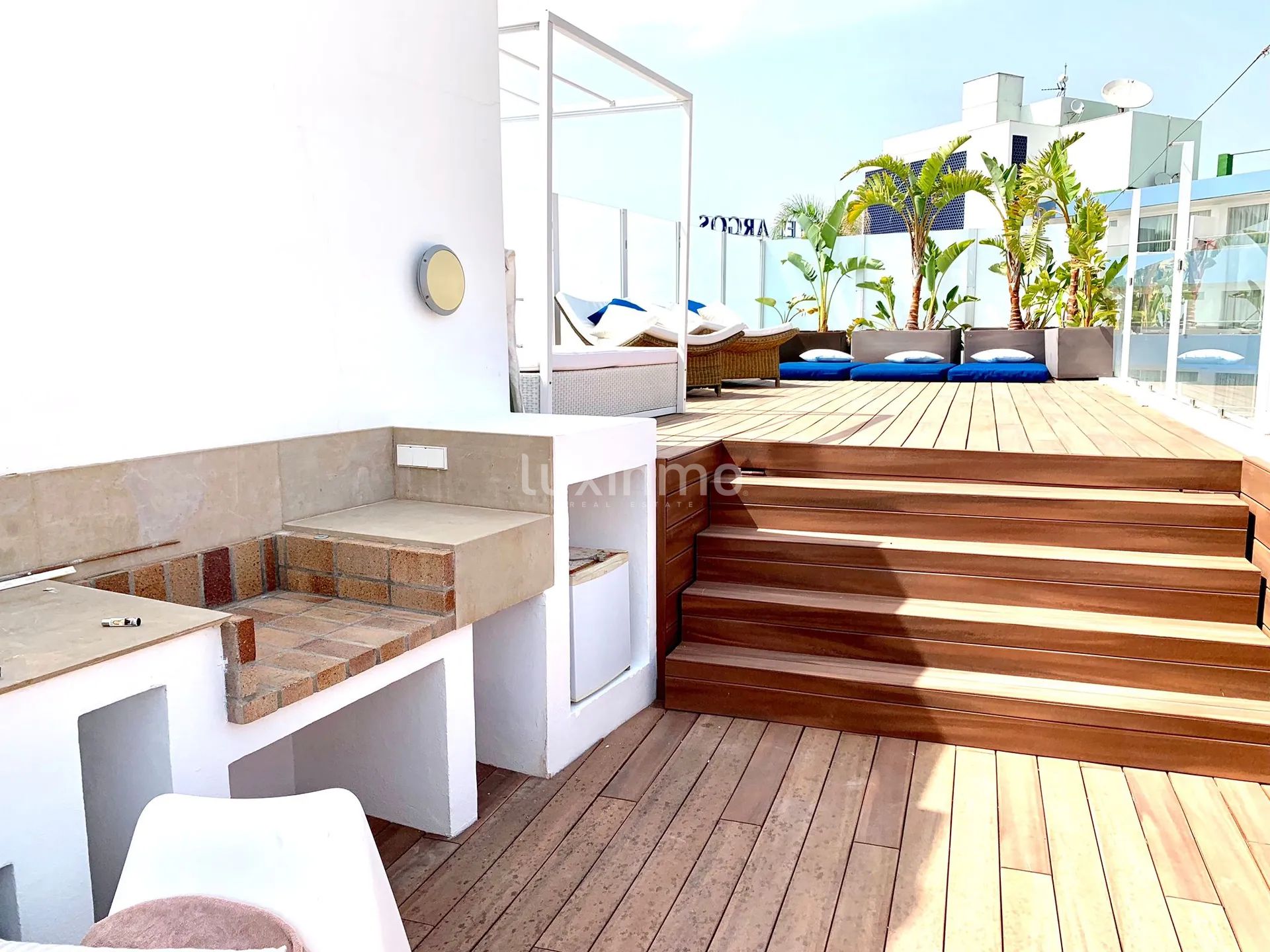 Penthouse de luxe avec piscine privée sur le toit à Talamanca - Illa plana, Ibiza — photo 22