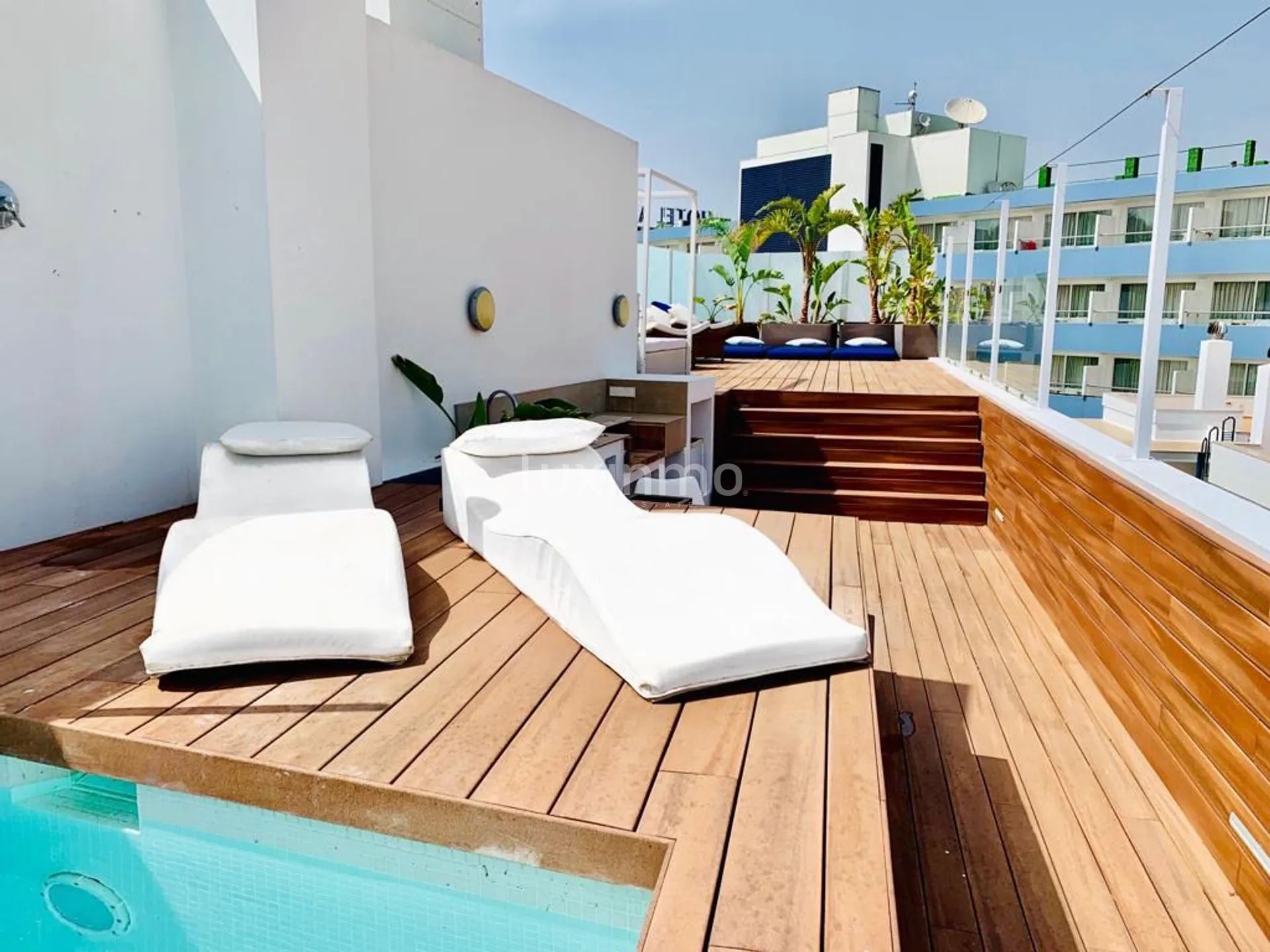 Luxury Penthouse with private pool on the roof in Talamanca - Illa plana, Ibiza — photo 3