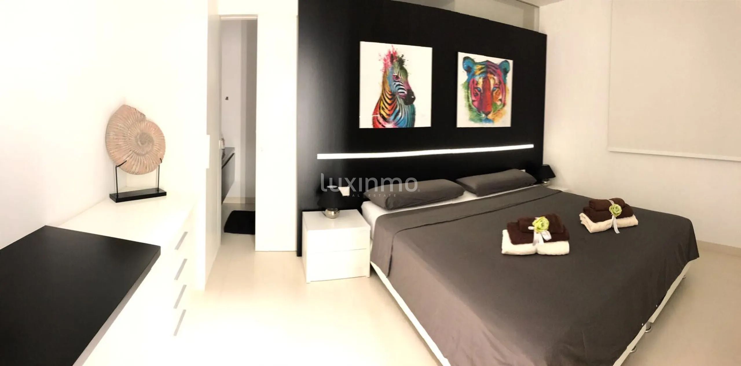 Penthouse de luxe avec piscine privée sur le toit à Talamanca - Illa plana, Ibiza — photo 12