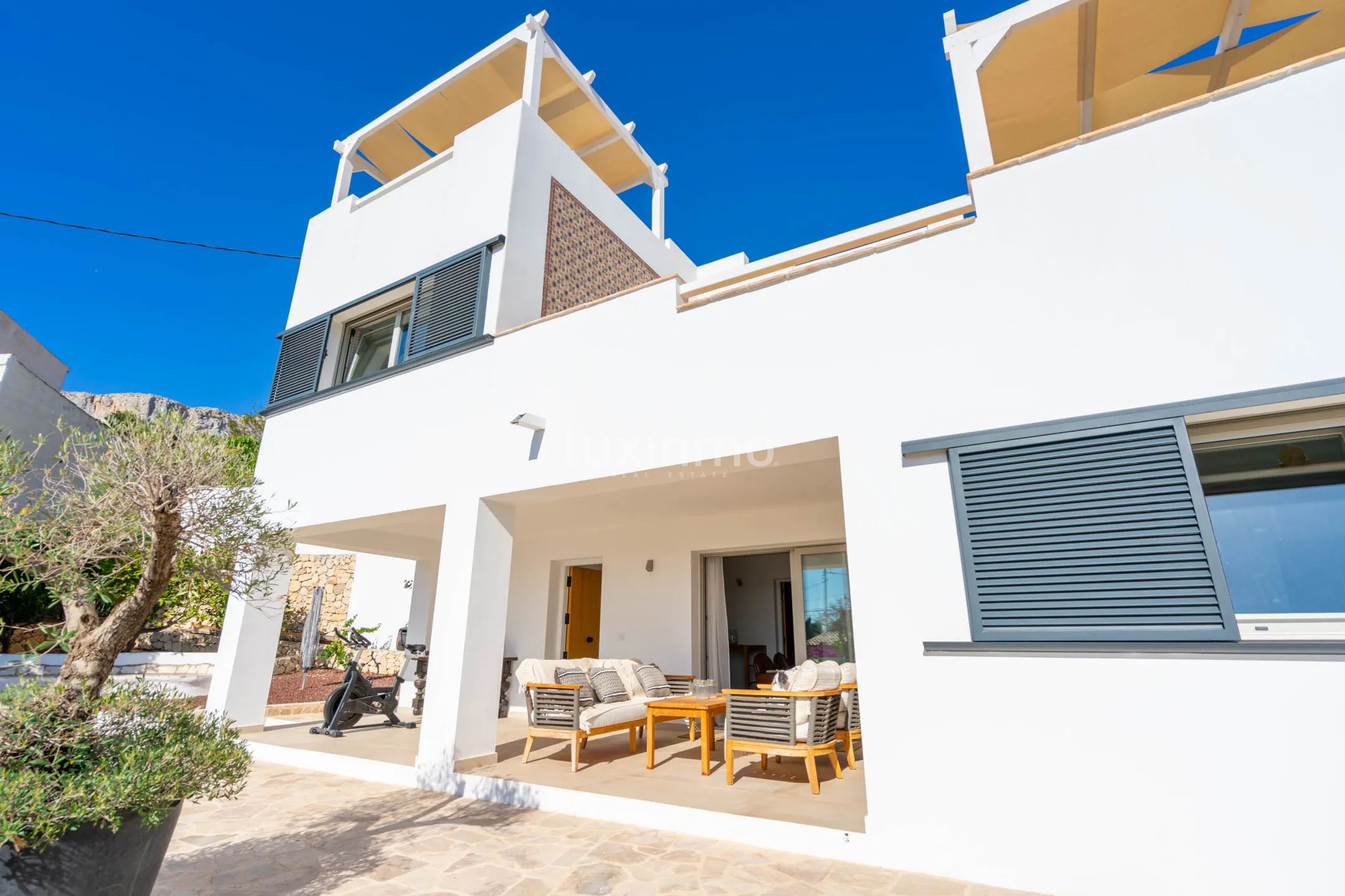 Superbe villa de style Ibiza avec vue sur la mer à Calpe — photo 32