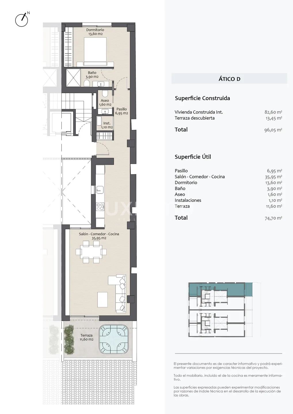 Modern Penthouse in Altea Town — Floor Plan 1