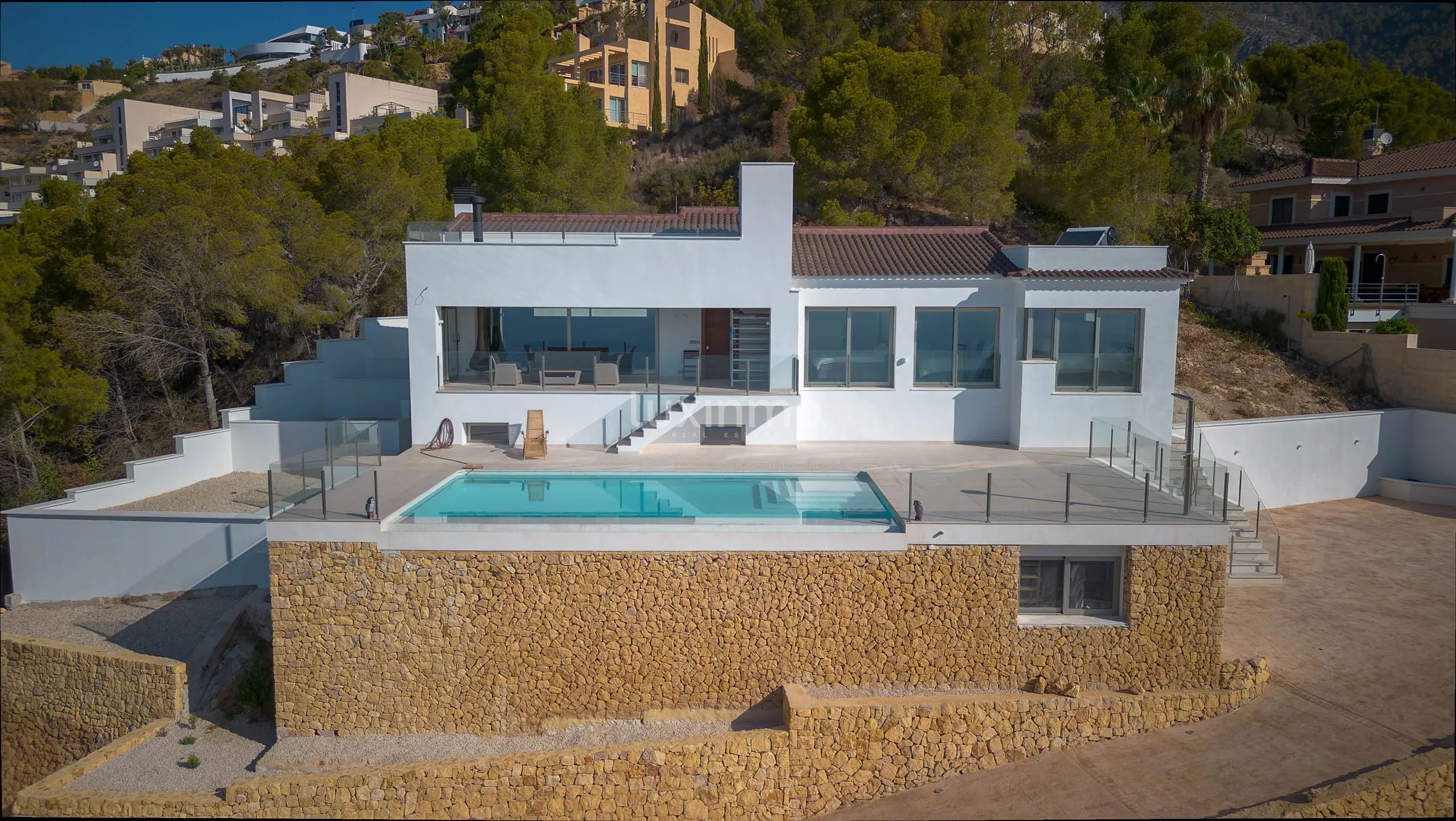 Fantastiskt modernt hus med havsutsikt i Sierra Altea — photo 8