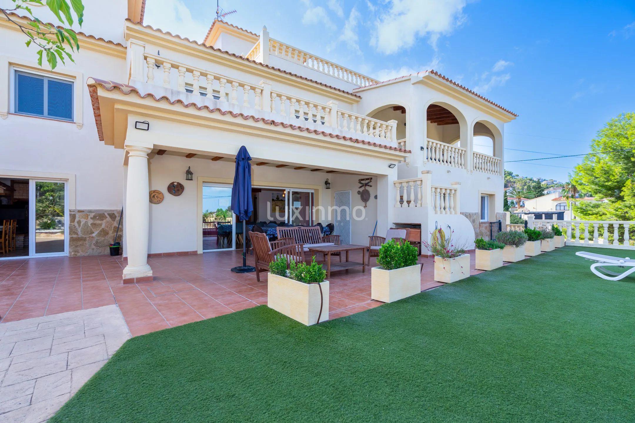 Villa mediterránea con vistas al mar y a la montaña en Calpe — photo 4