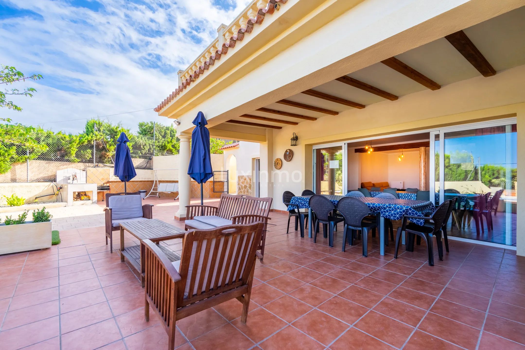Villa mediterránea con vistas al mar y a la montaña en Calpe — photo 42