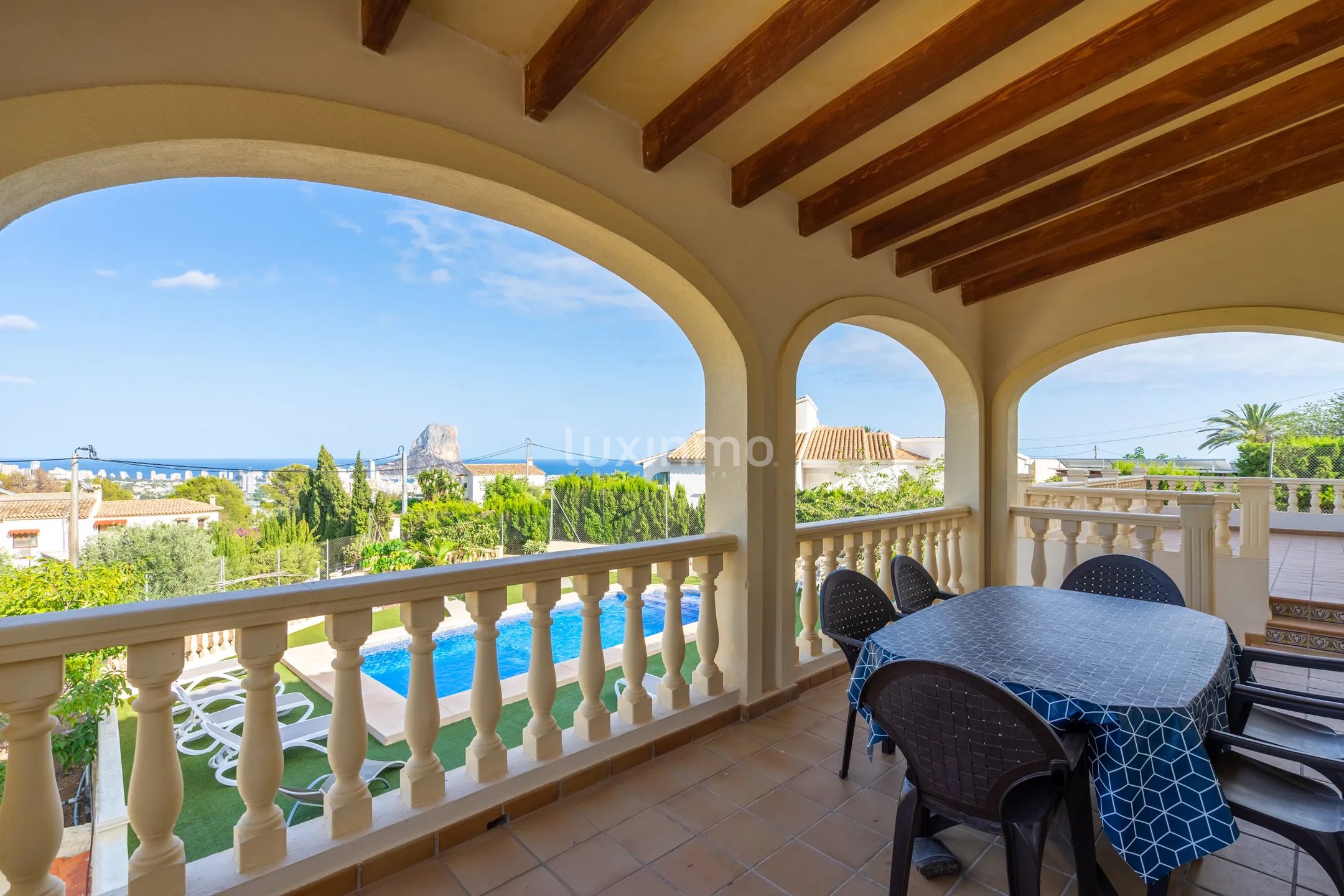 Villa mediterránea con vistas al mar y a la montaña en Calpe — photo 8