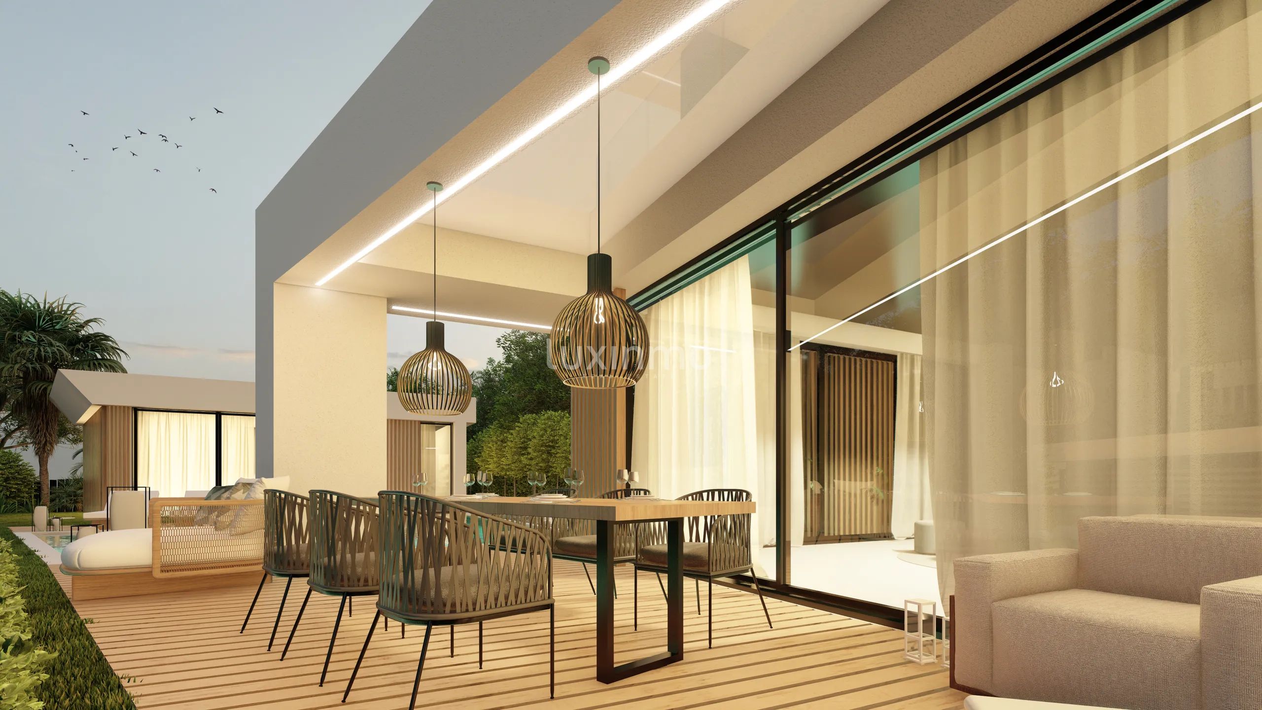 Luxurious modern sea view villa in Cap Martinet — photo 15