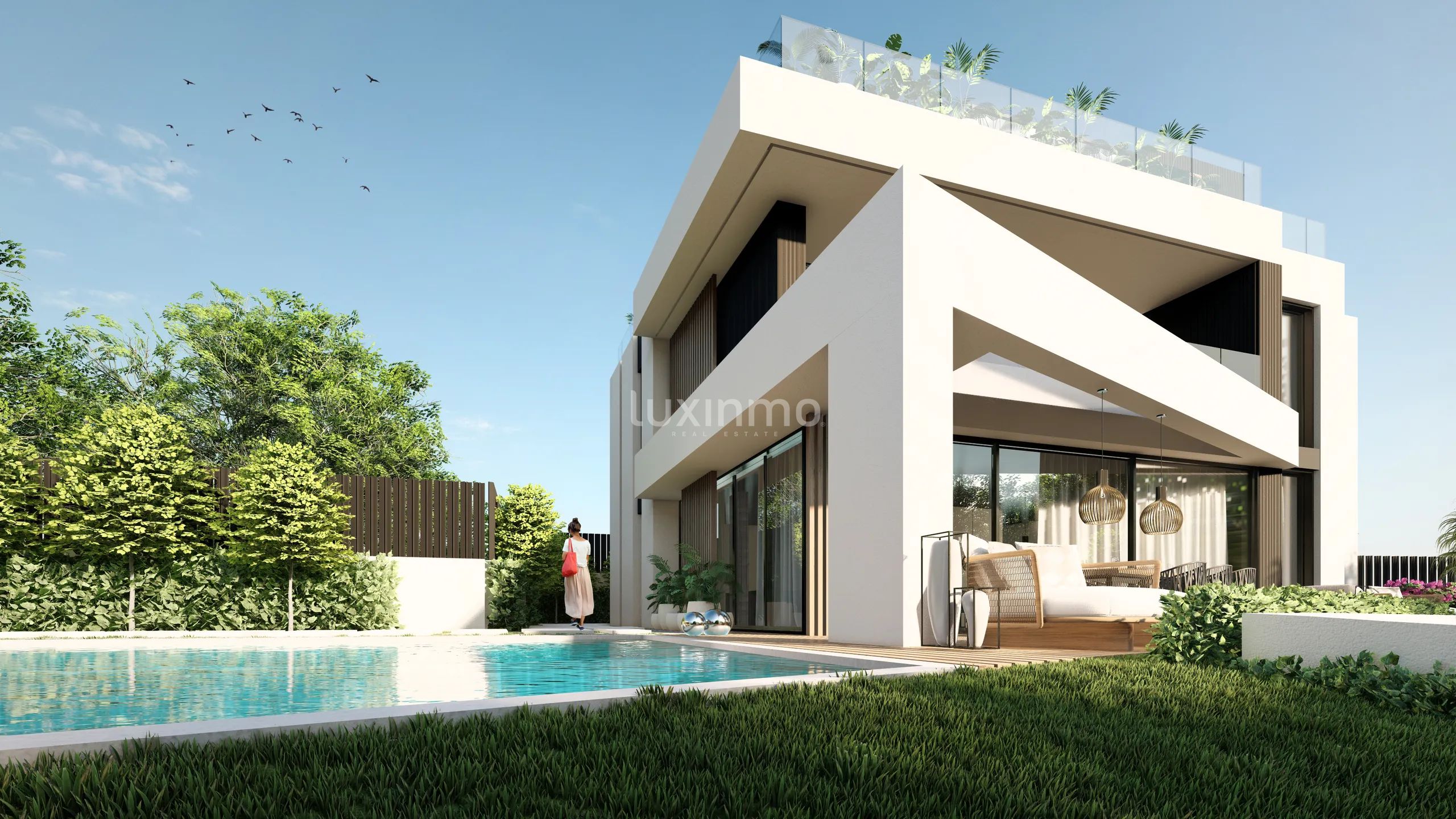 Luxurious modern sea view villa in Cap Martinet — photo 1