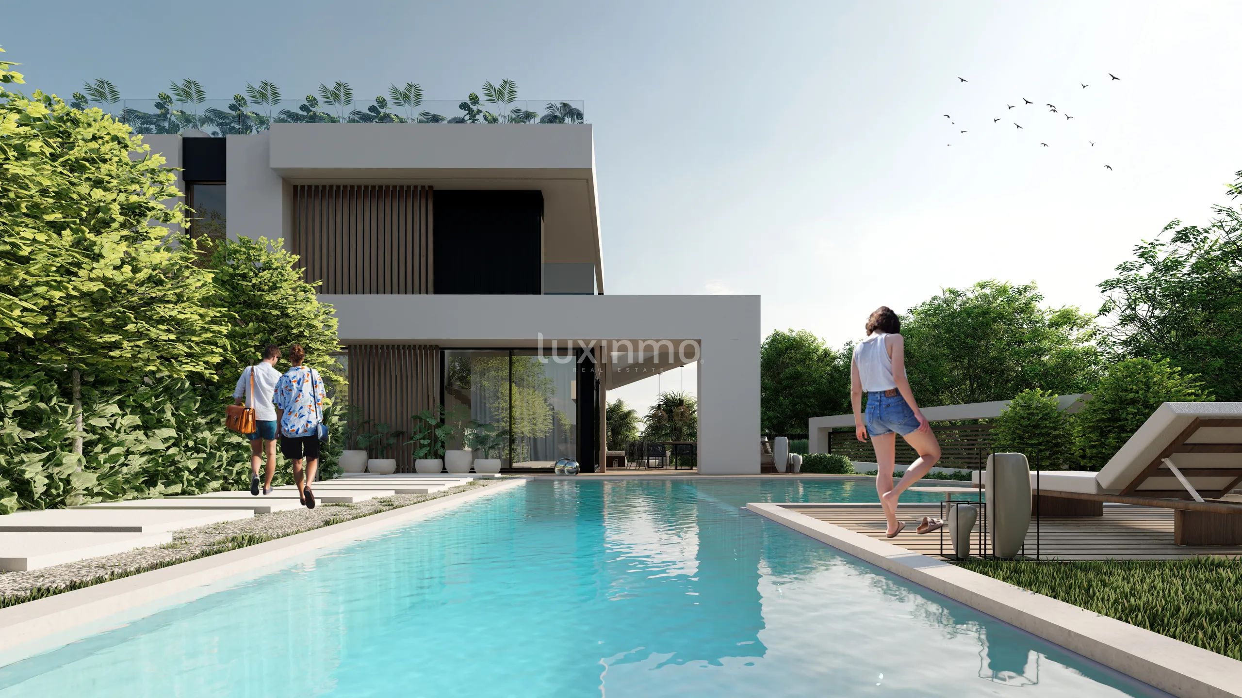 Luxurious modern sea view villa in Cap Martinet — photo 11