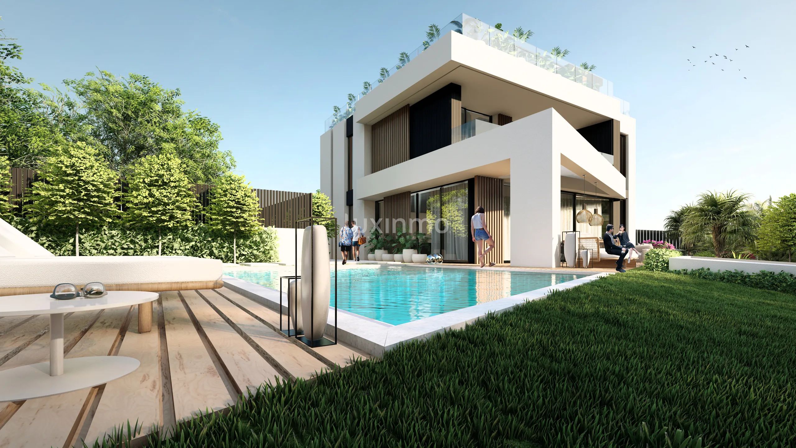 Luxurious modern sea view villa in Cap Martinet — photo 13