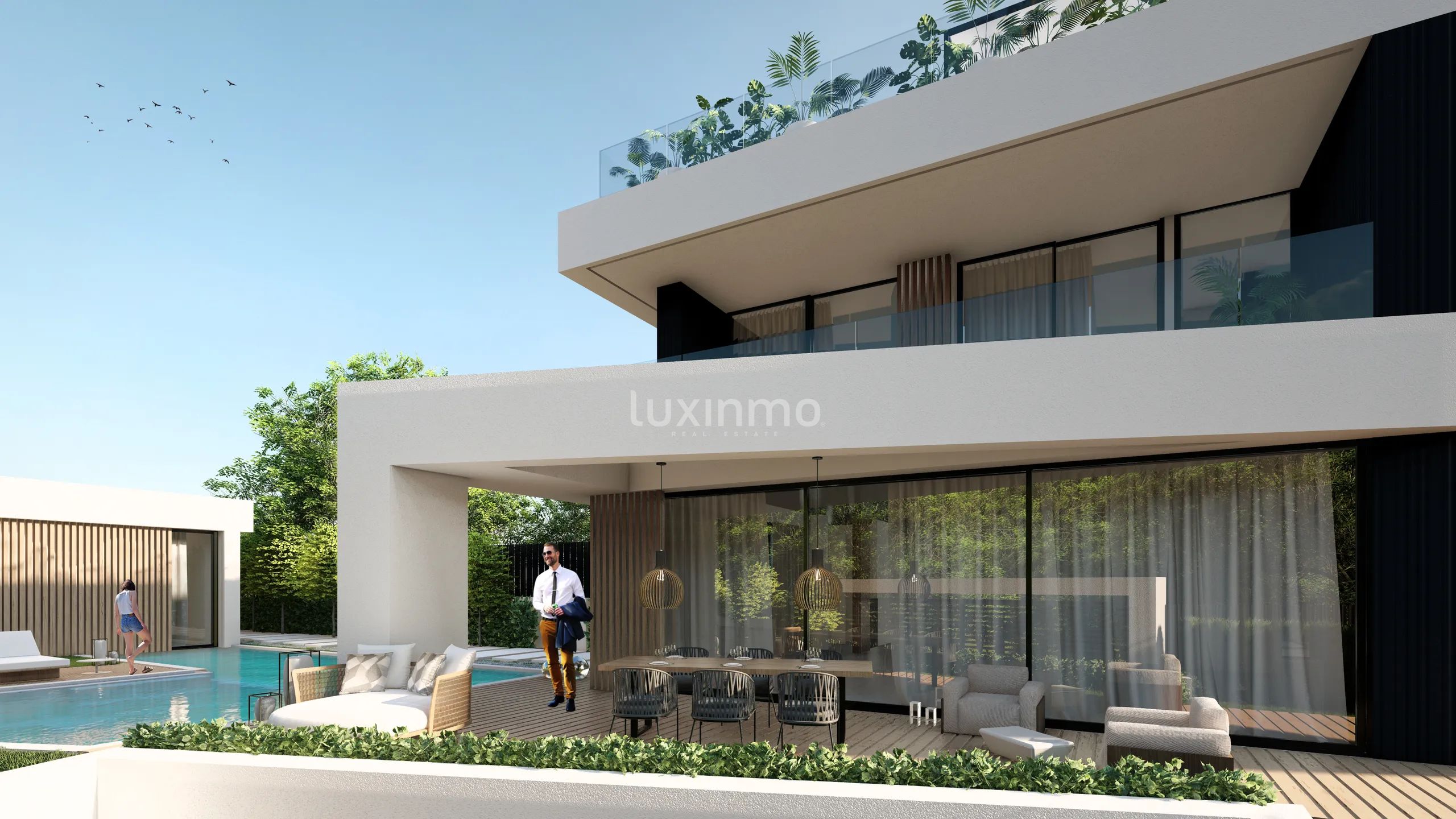 Luxurious modern sea view villa in Cap Martinet — photo 9