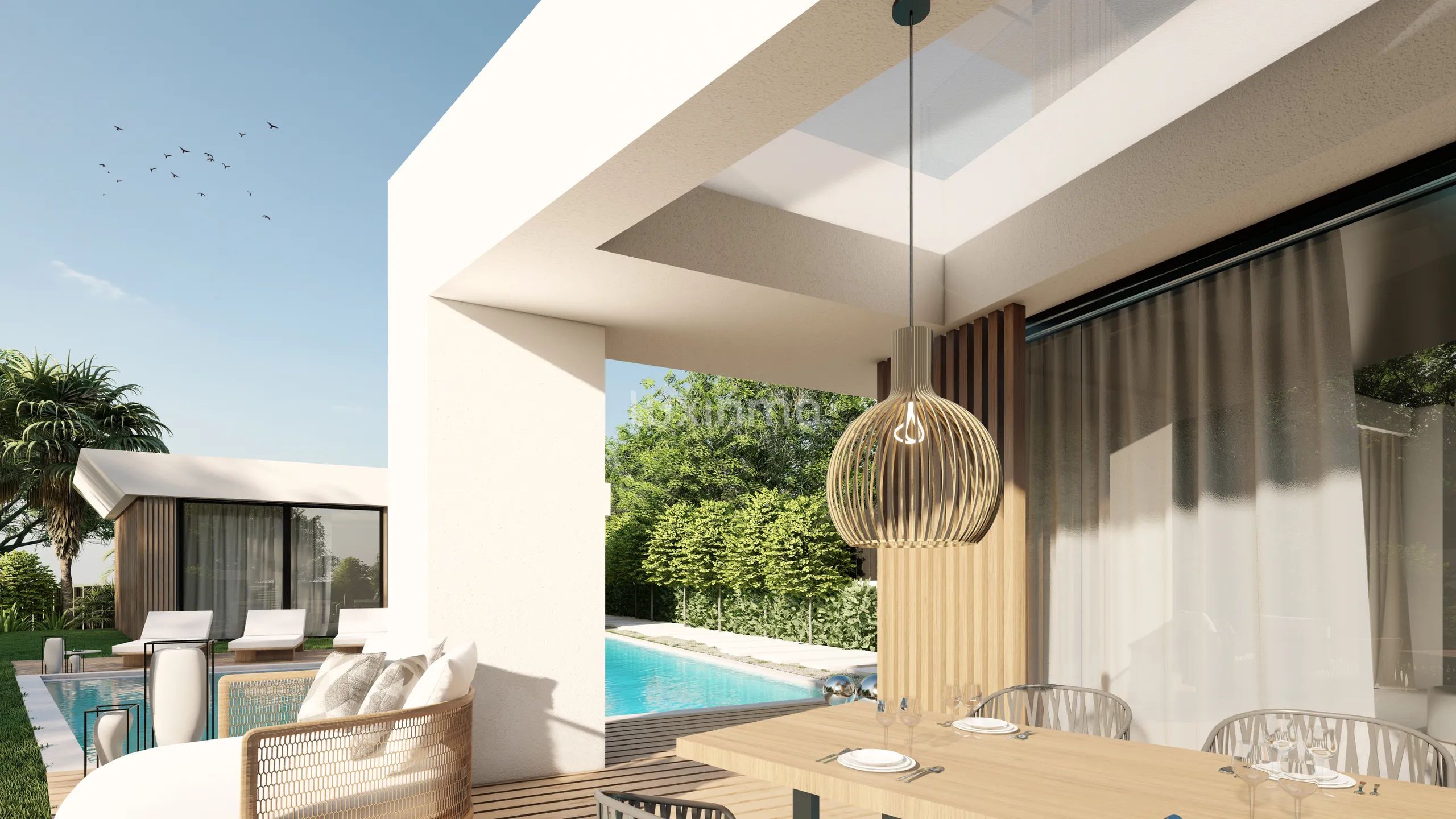 Luxurious modern sea view villa in Cap Martinet — photo 8