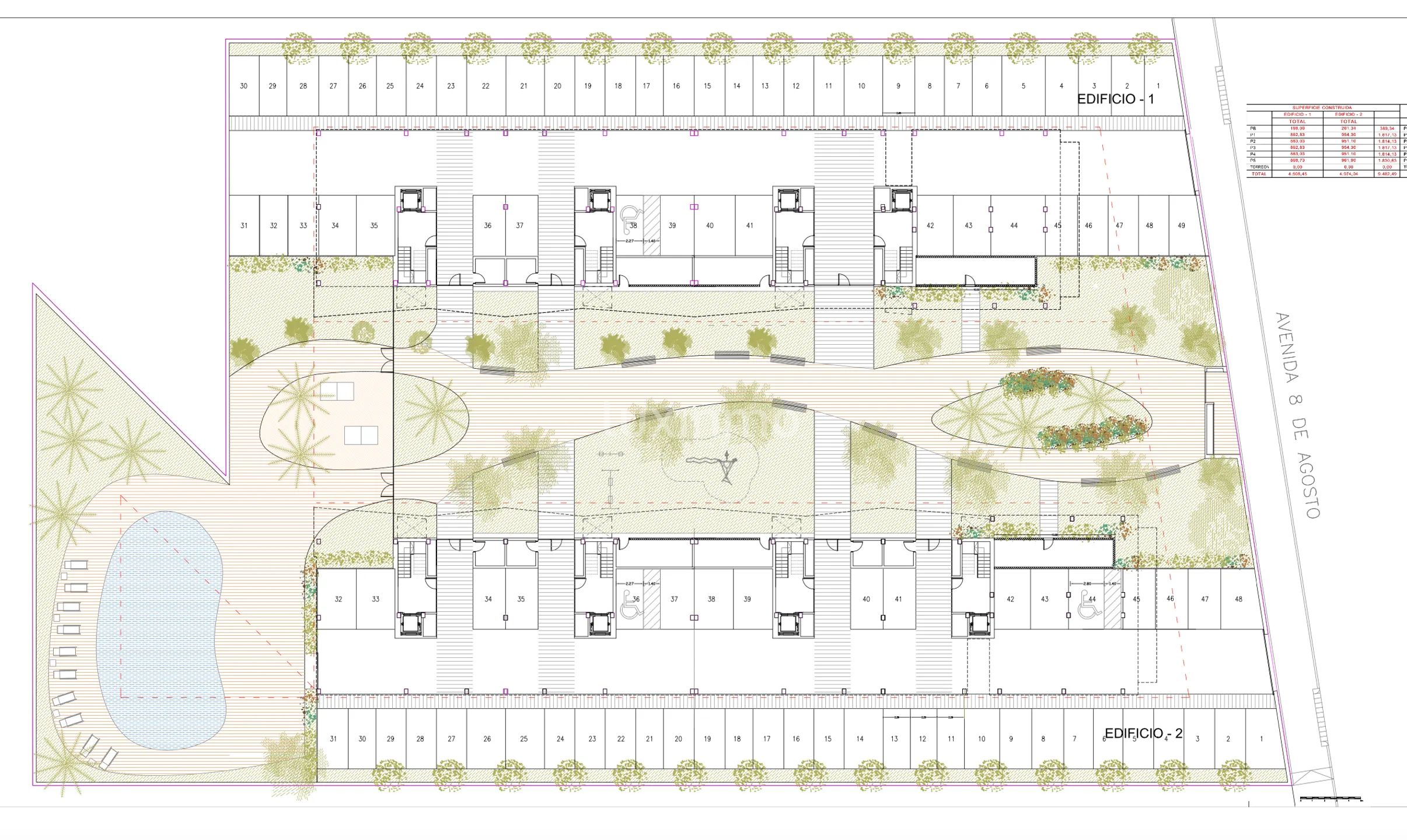 Modern 2-bedroom apartment for sale in Ibiza — Floor Plan 2