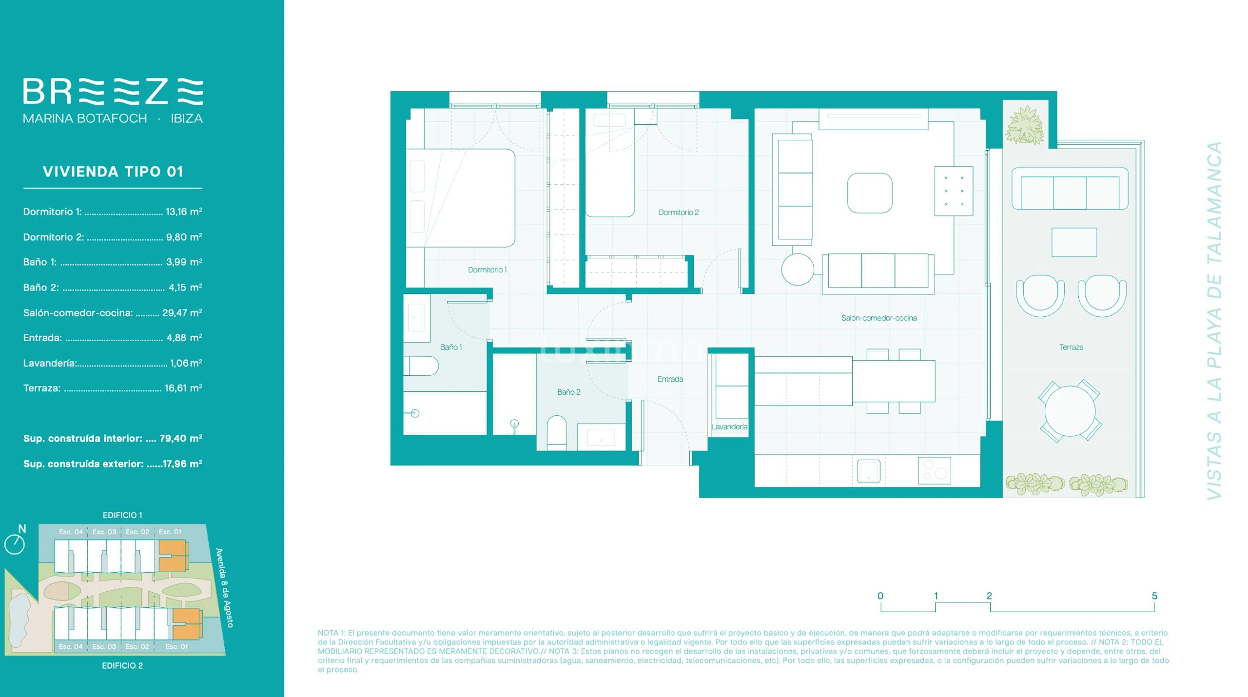 Modern Apartment in Ibiza — Floor Plan 1
