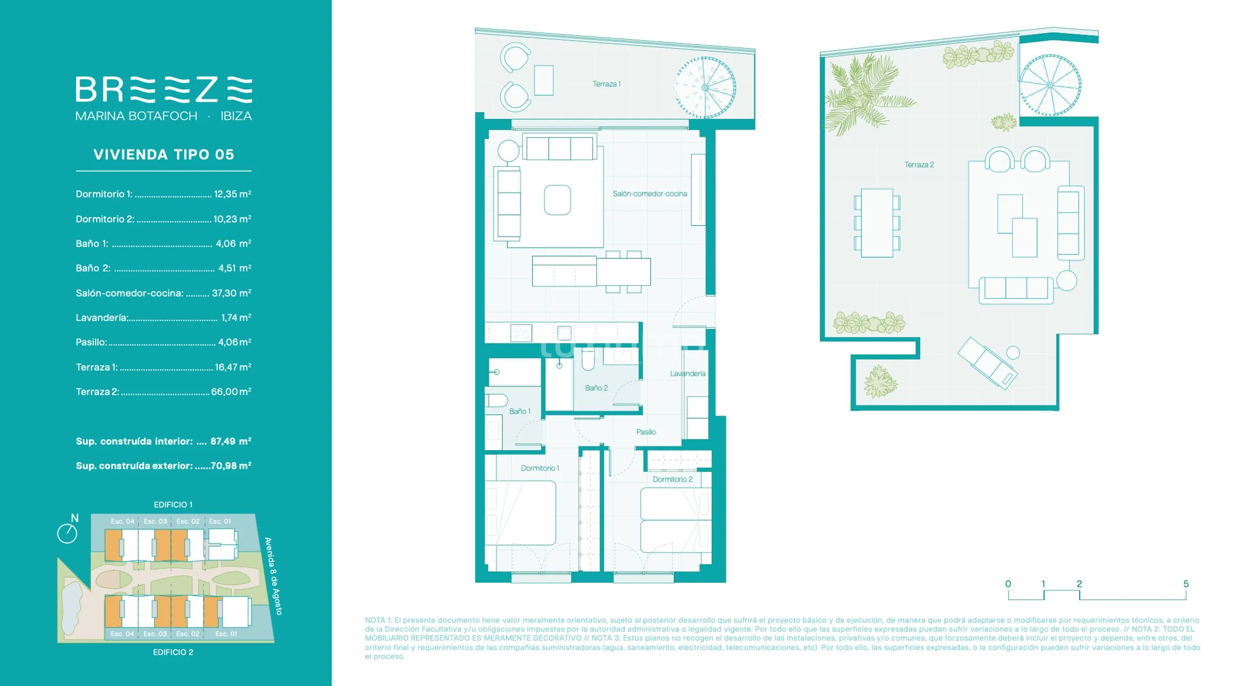 Modern Penthouse in Ibiza — Floor Plan 1