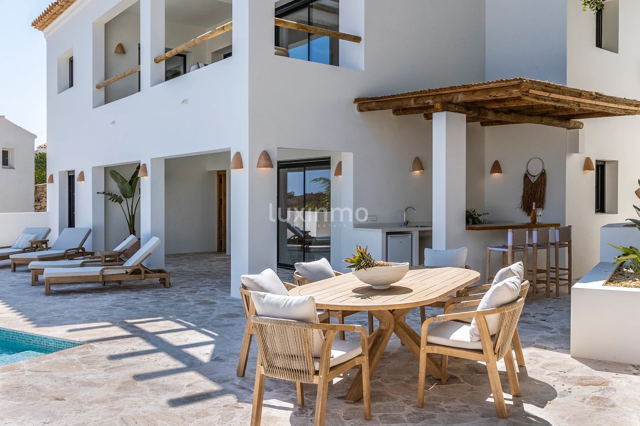 Superbe villa rénovée de style Ibiza avec 3 chambres et vue sur la mer et la montagne à Jávea — photo 28