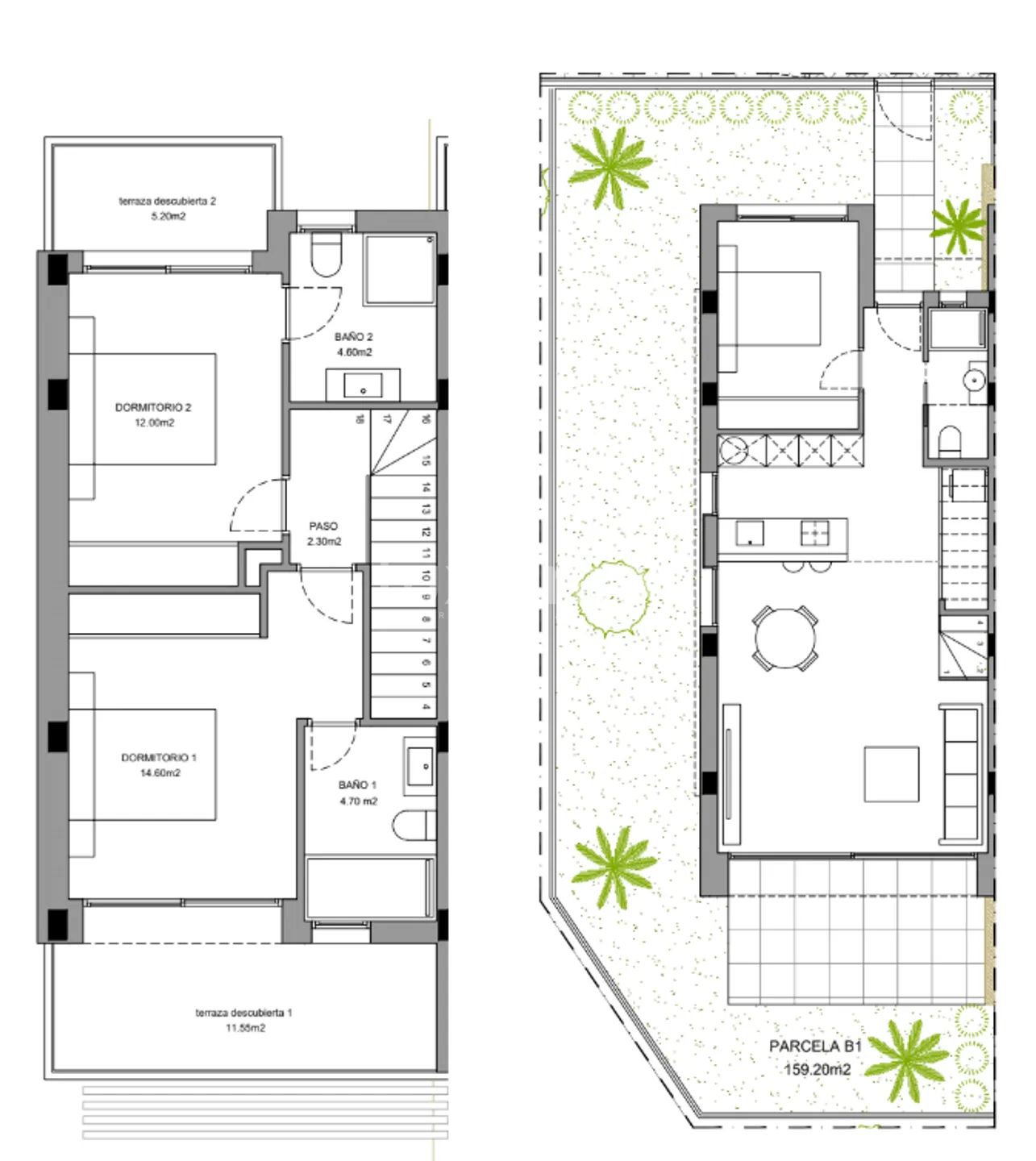 Modern Townhouse in Urb. Sierra Cortina — Floor Plan 1